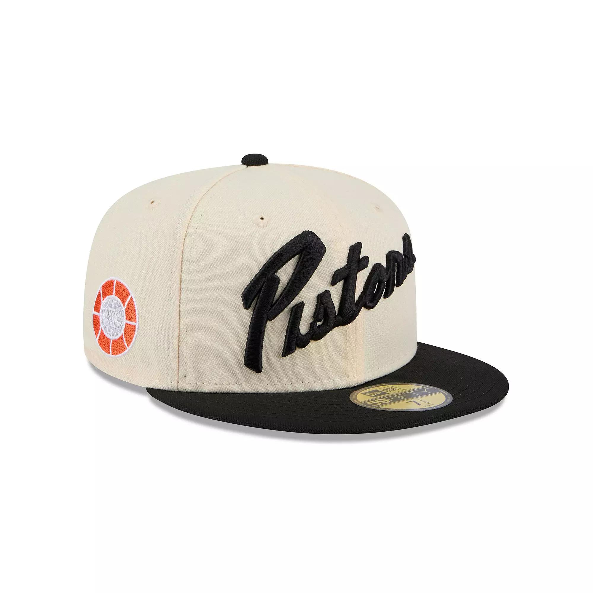 Men's New Era  Tan Detroit Pistons 2024/25 City Edition 59FIFTY Fitted Hat, Size: 6 7/8, Pis Team Product Image