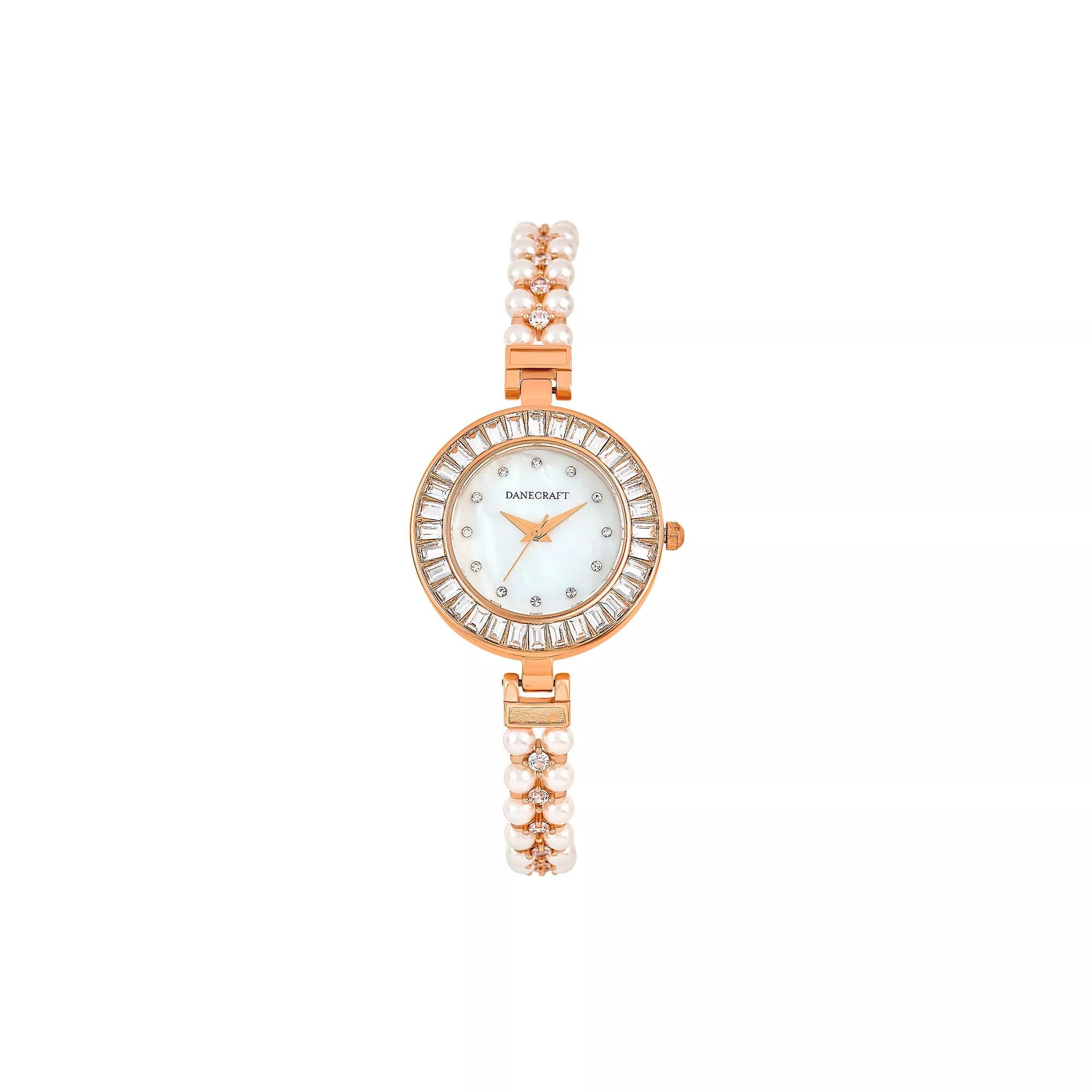 Danecraft Women's Gold Plated Round Watch, Size: 20MM, Gold Tone Product Image