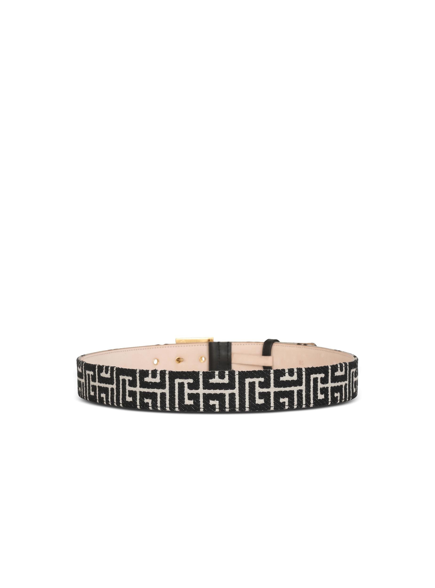 PB Belt in monogrammed jacquard Product Image