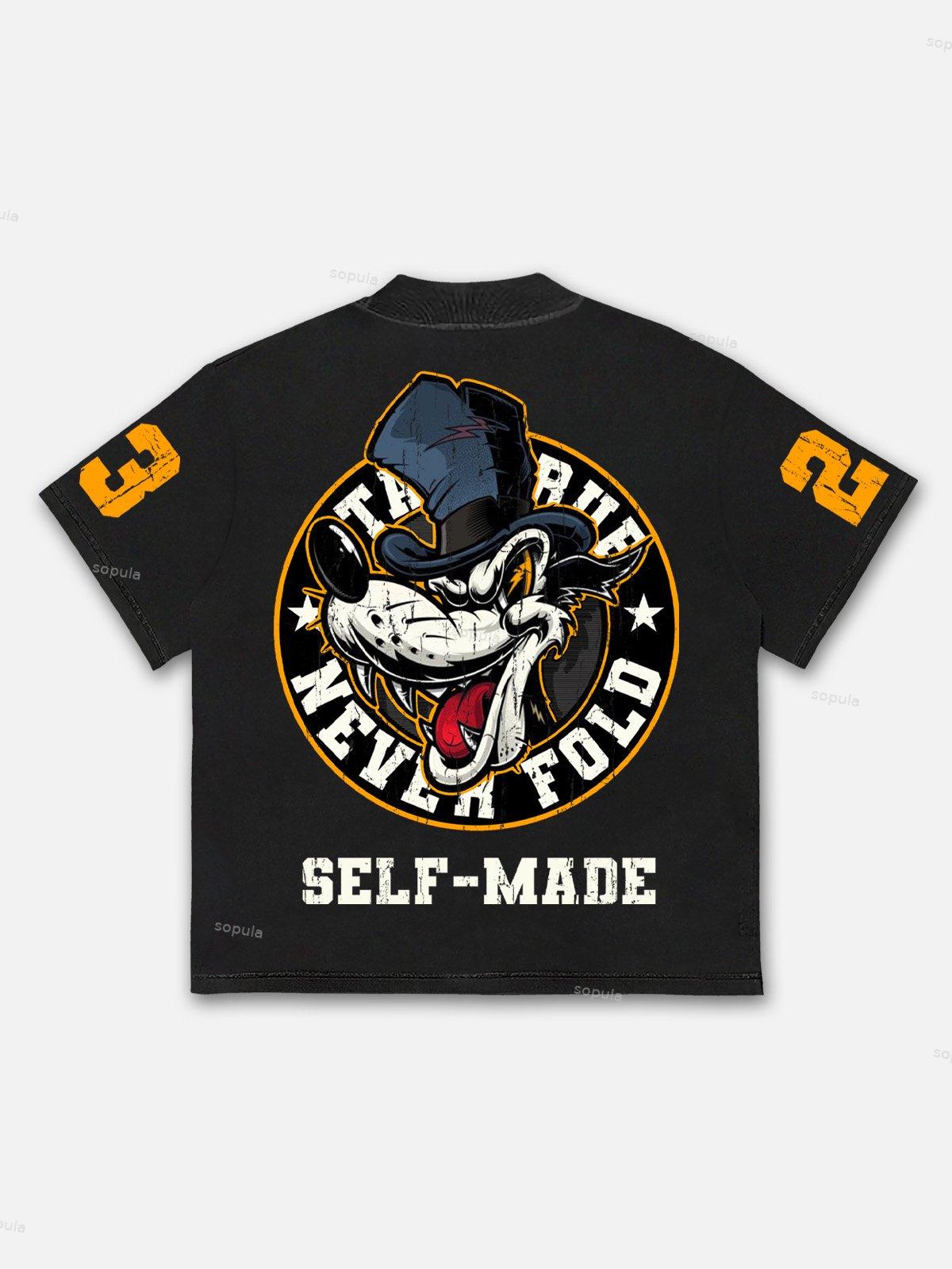 Streetwear No. 23 Y2k Hip Hop Gothic Cotton T-shirt Product Image