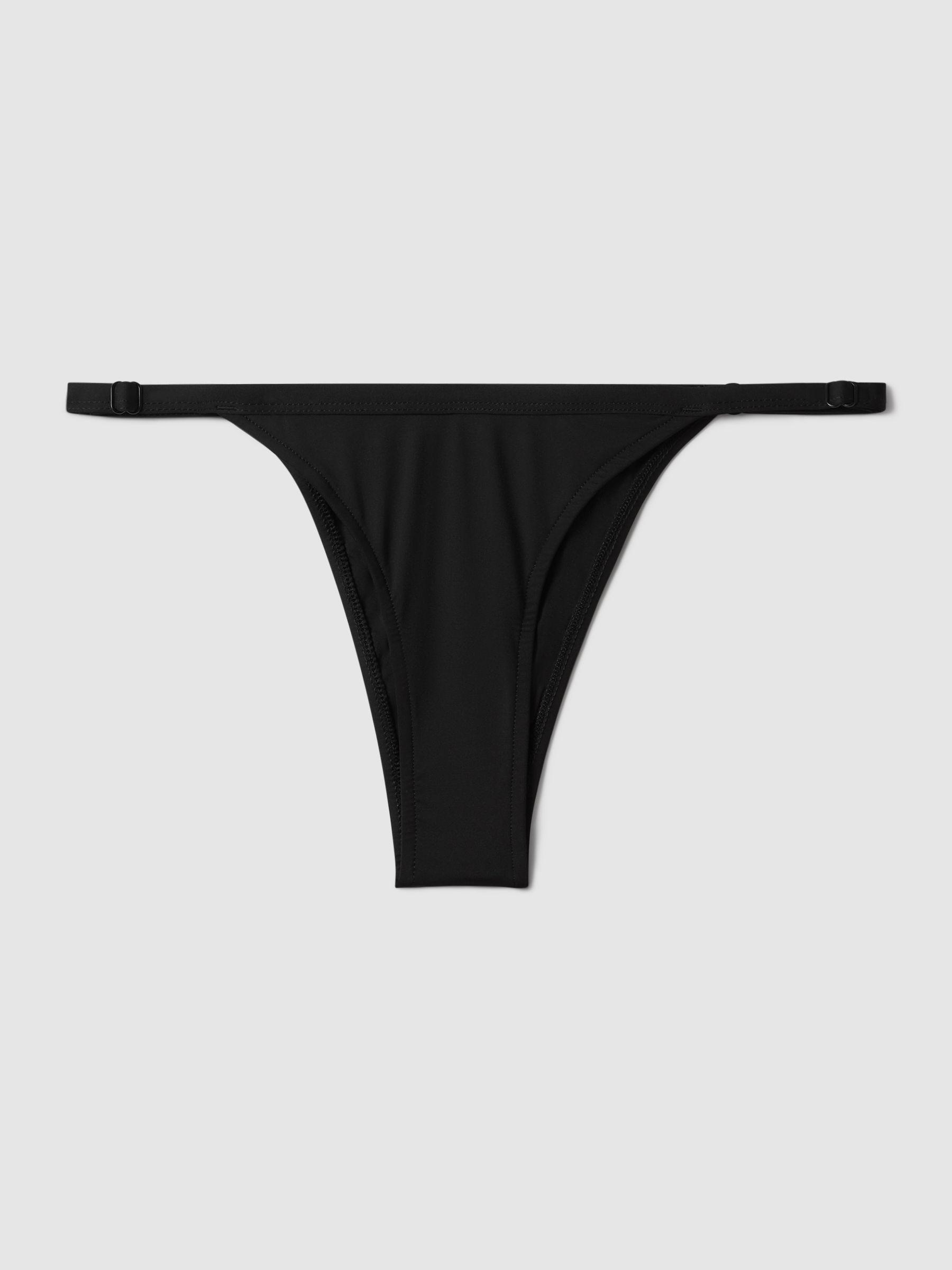 Bondi Born Adjustable Bikini Bottoms in Black Product Image