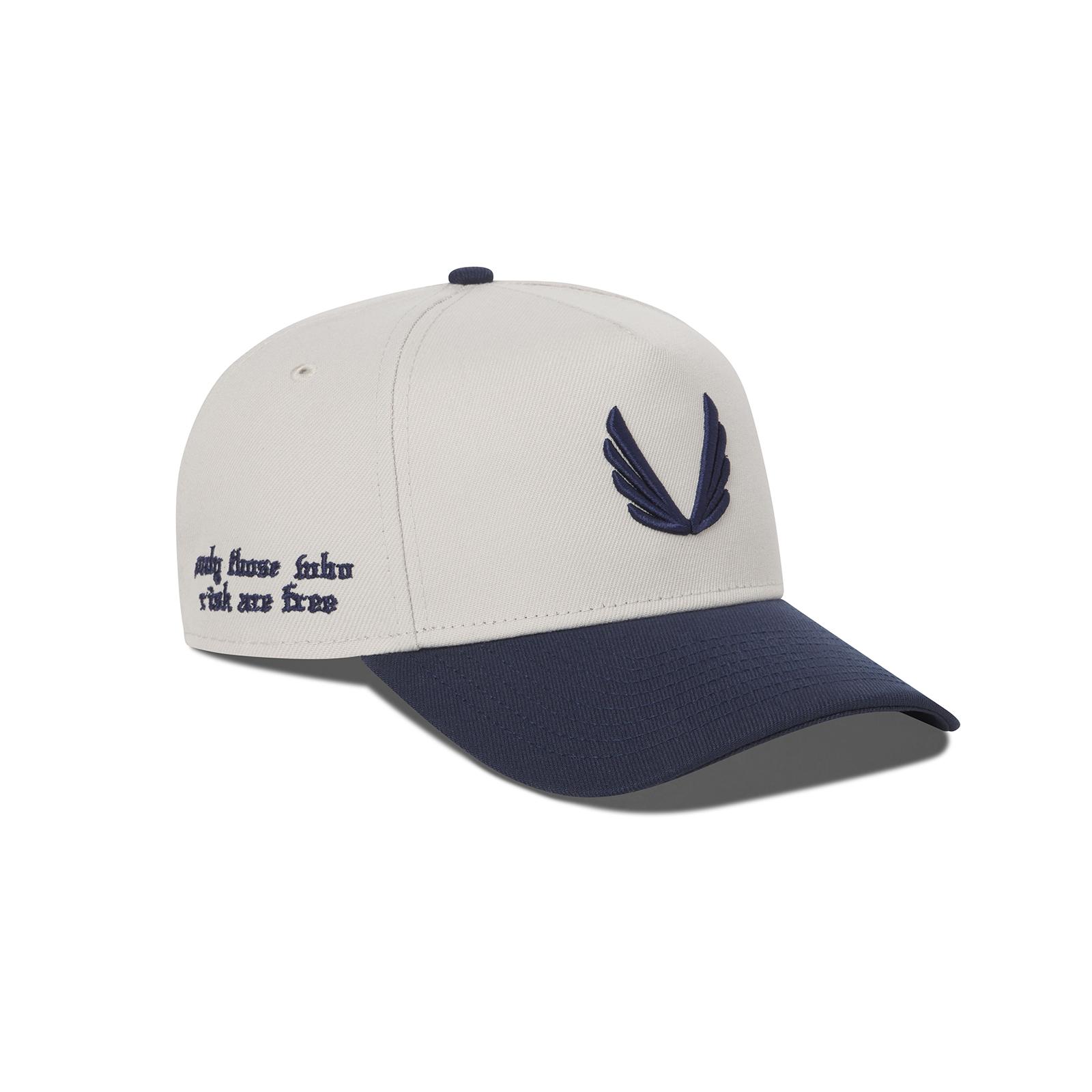 New Era® 9Forty® A-Frame Hat - Stone/Navy Two Tone Product Image