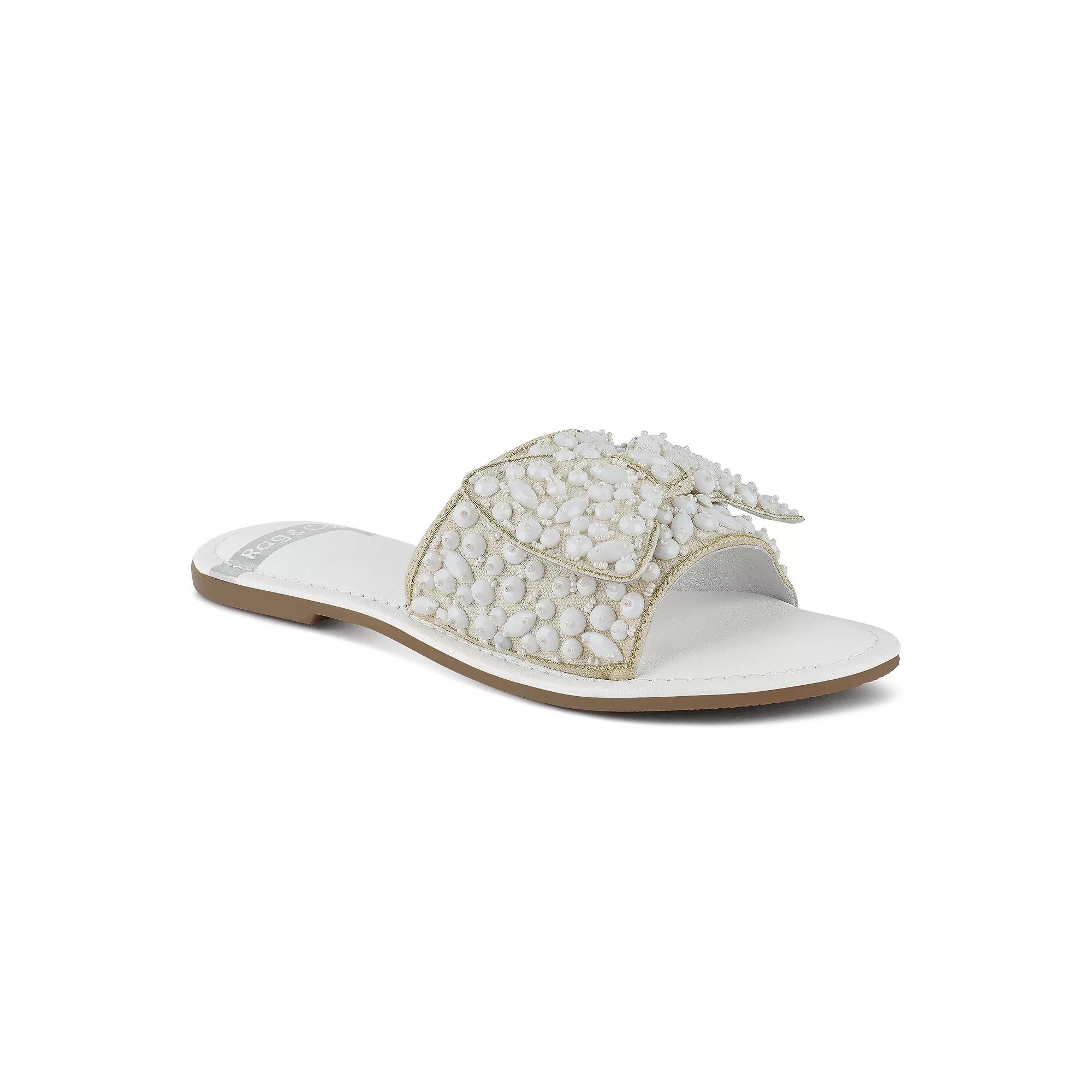 Rag & Co Pipa Women's Sandals, Size: 9.5, White Product Image