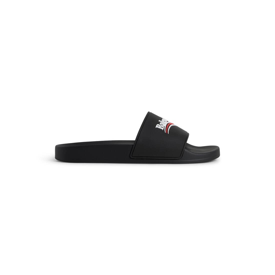 Women's Pool Slide Sandal  in Black Product Image