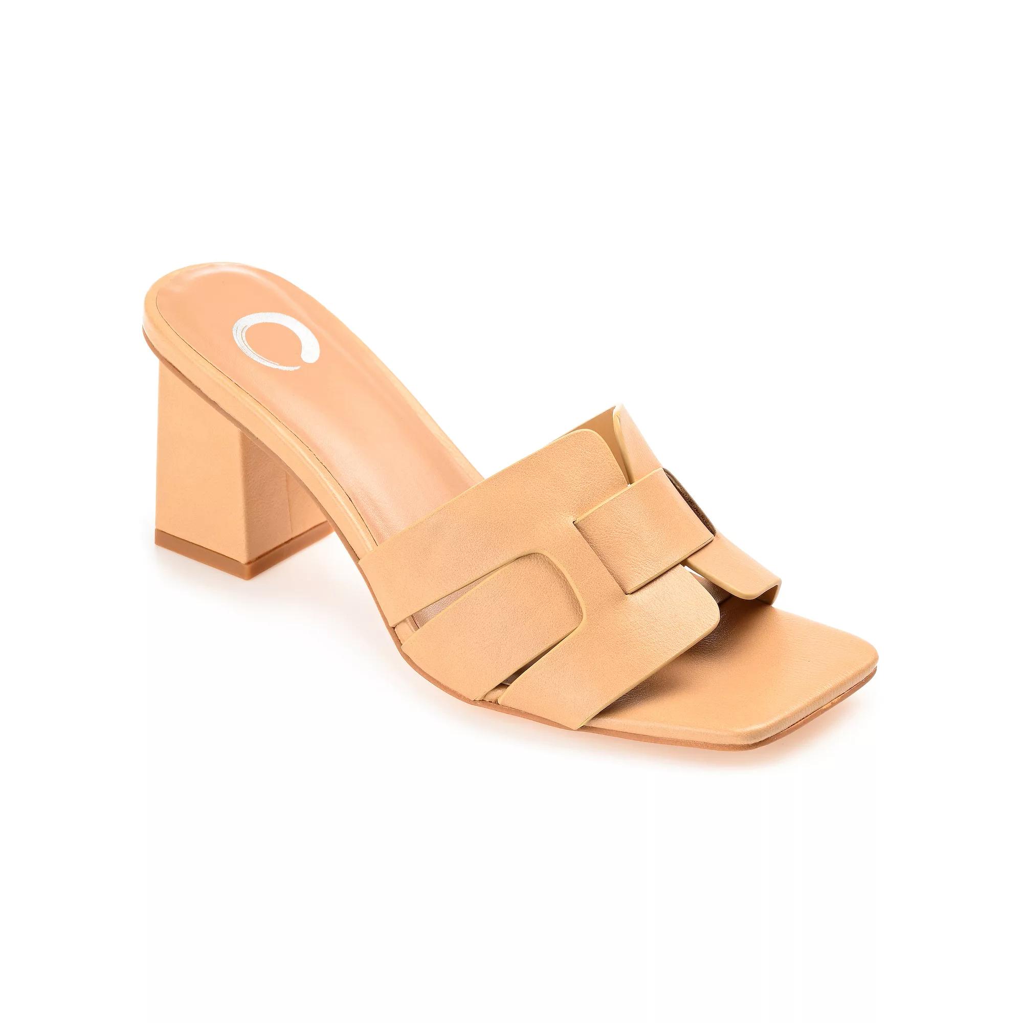 Journee Renatta Women's Block Heel Sandals,  Product Image