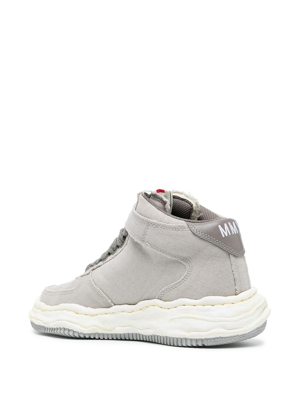 high-top lace-up sneakers Product Image