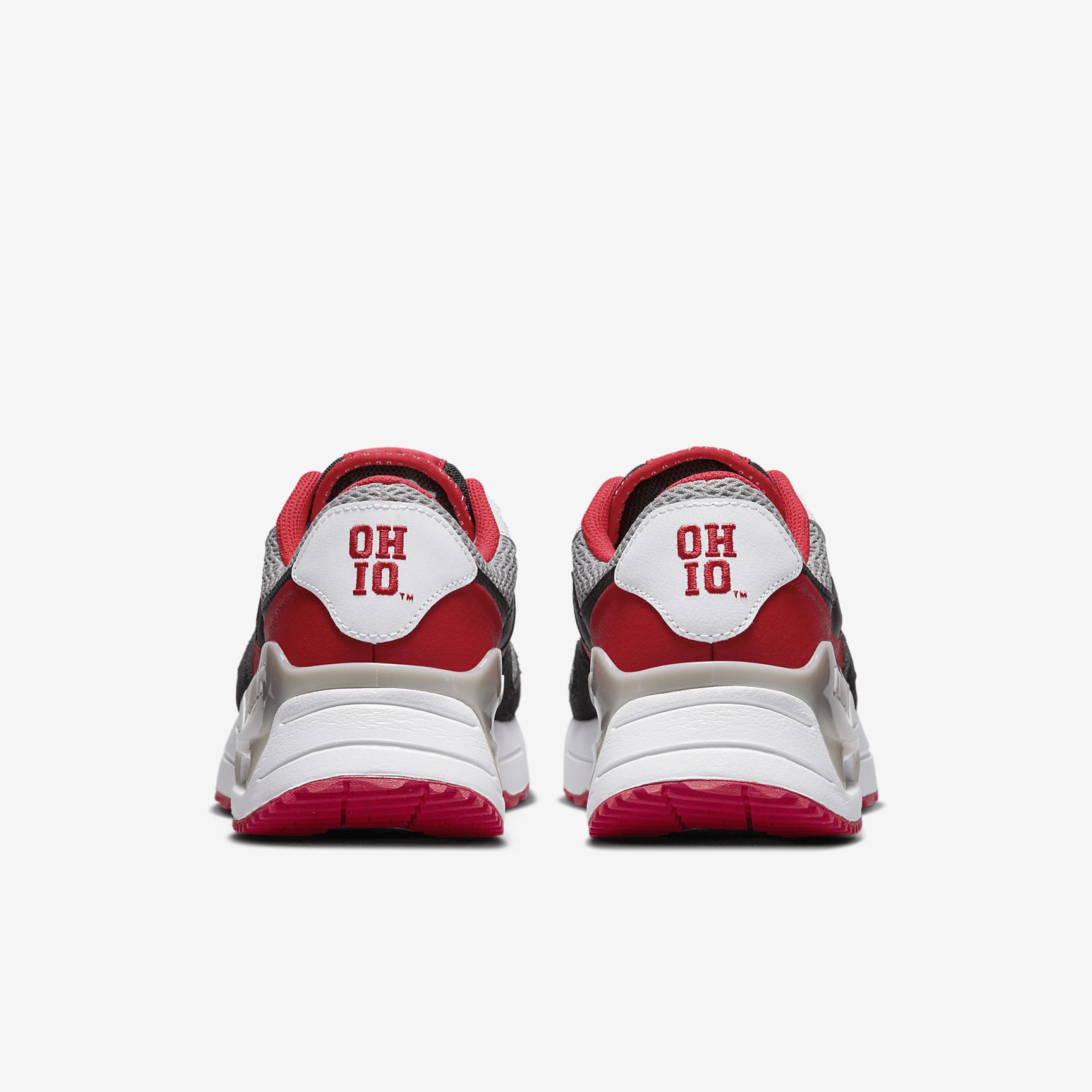 Nike College Air Max SYSTM (Ohio State) Men's Shoes Product Image