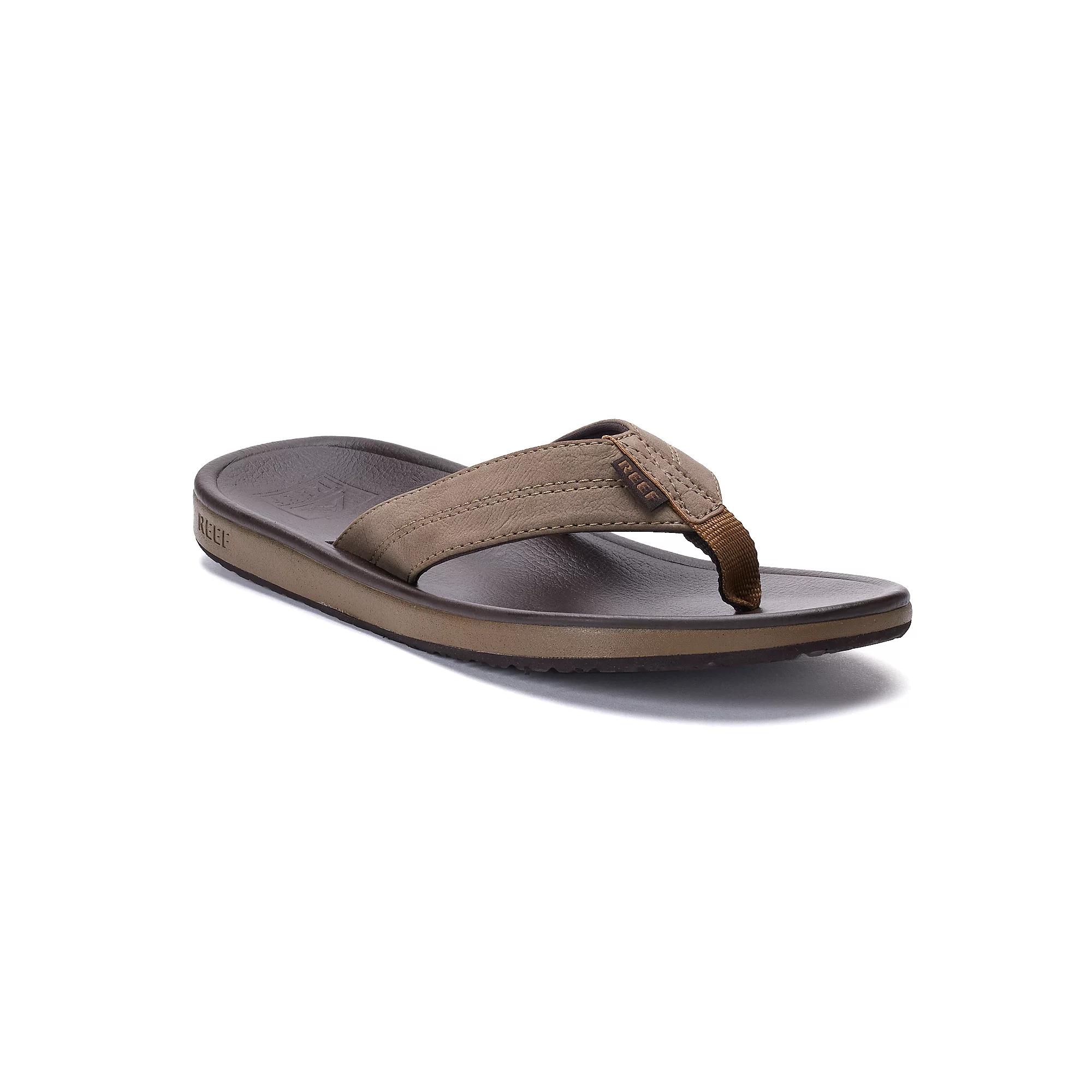 REEF Journeyer Men's Flip Flop Sandals, Size: 6, Brown Product Image