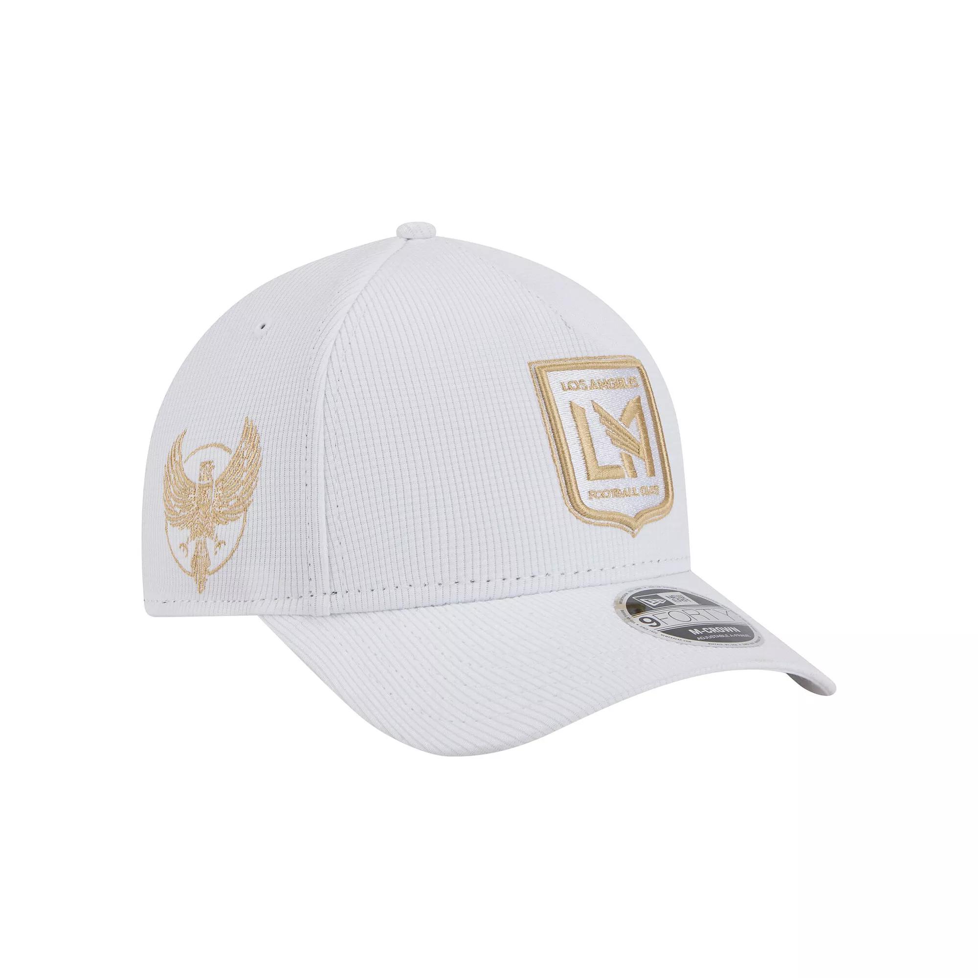 Men's New Era White LAFC 2025 Jersey Hook 9FORTY M-Crown Adjustable Hat, Lfc White Product Image