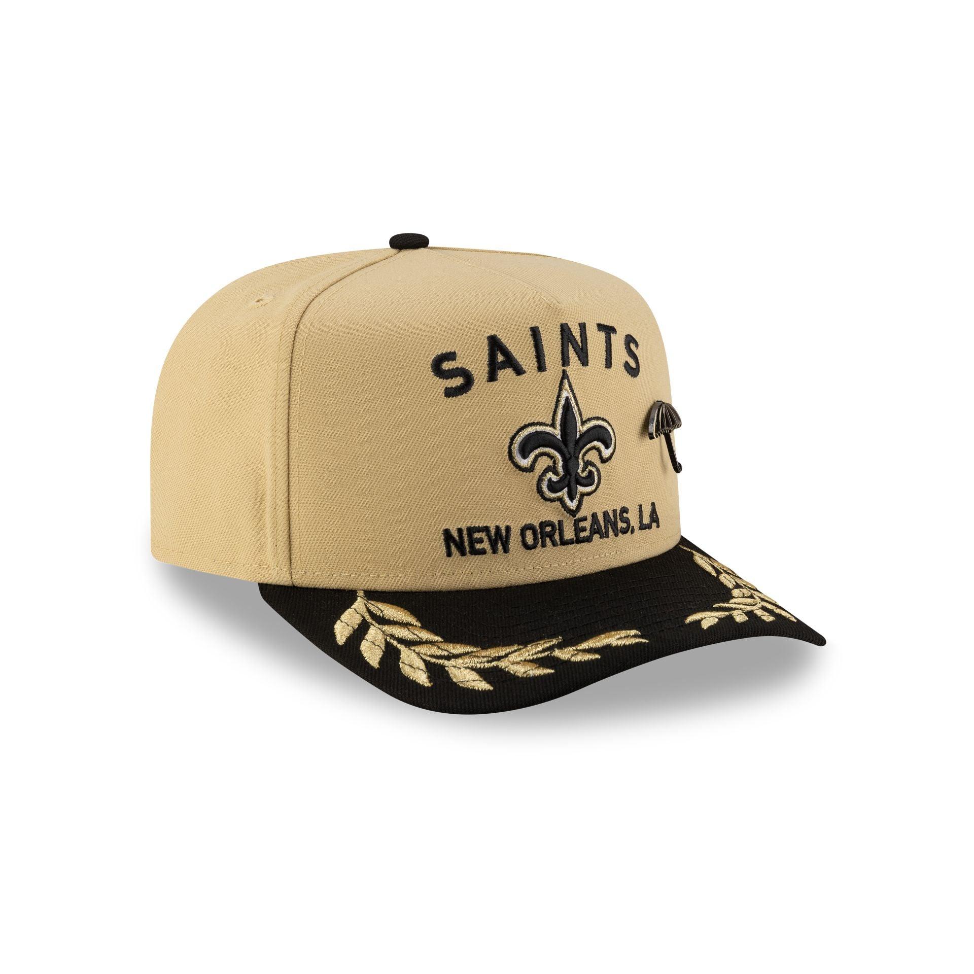 New Orleans Saints 2025 Draft Black 59FIFTY A-Frame Fitted Hat Male Product Image