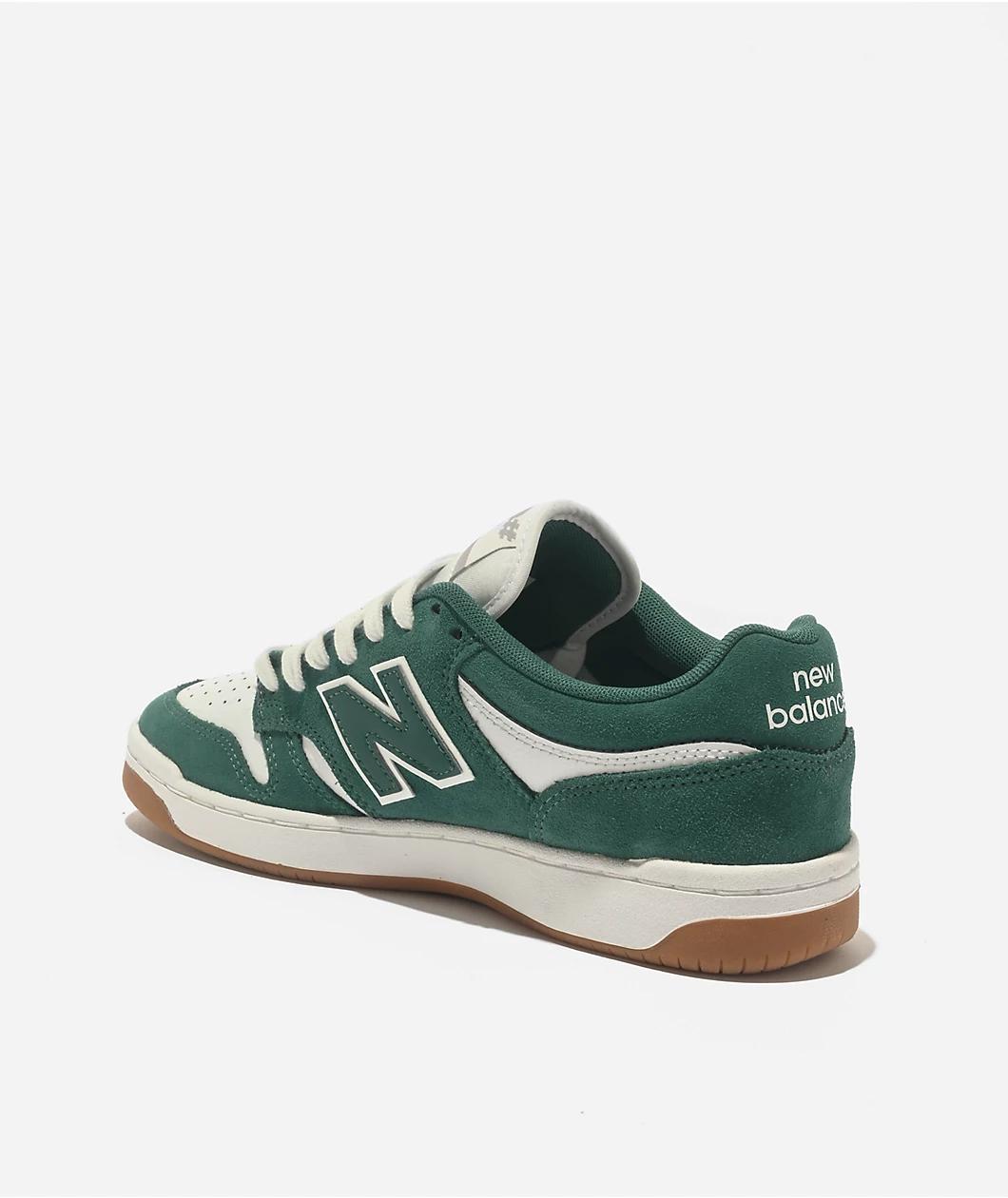 New Balance Numeric 480 Vintage Teal & White Skate Shoes Product Image