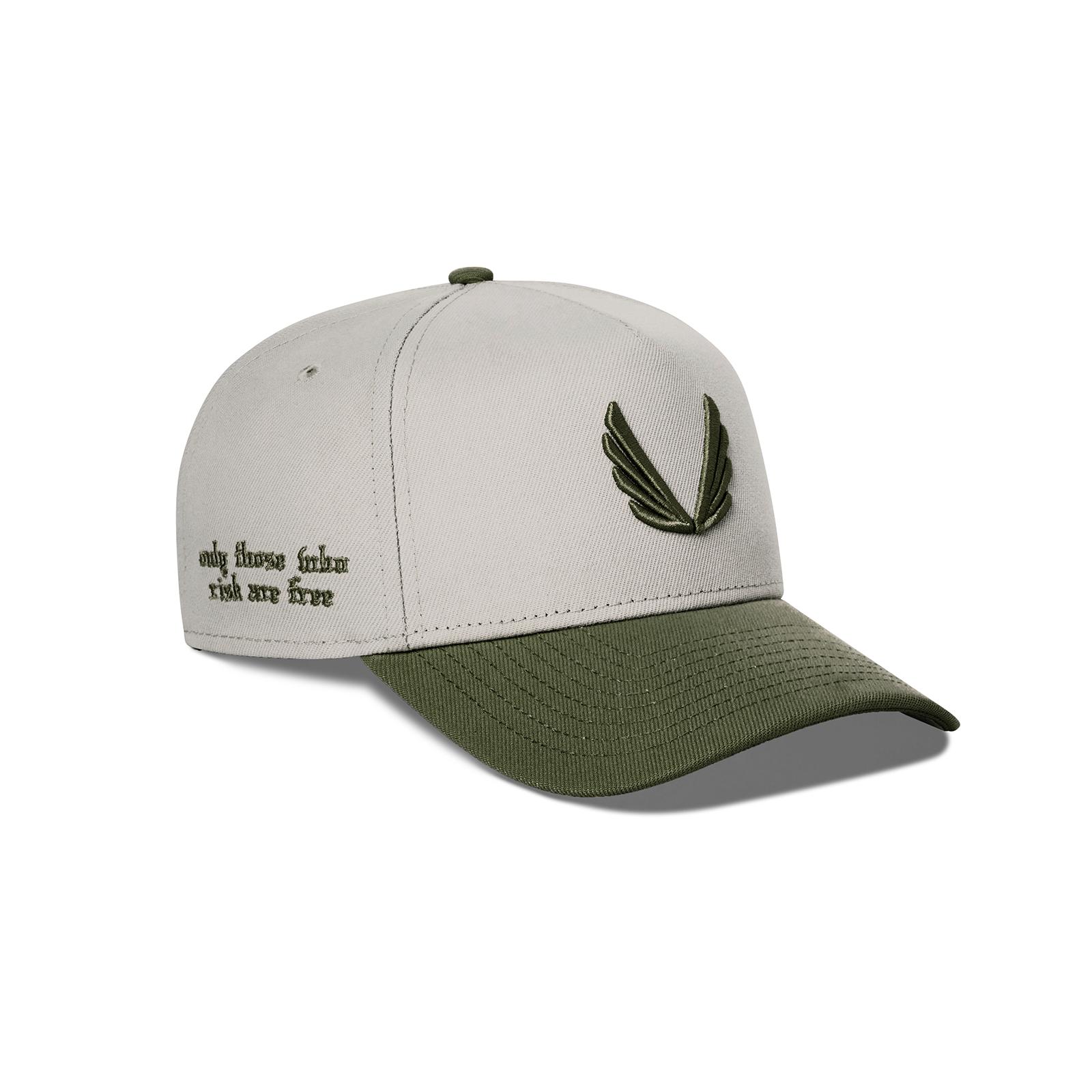 New Era® 9Forty® A-Frame Hat - Stone/Faded Olive Two Tone Product Image