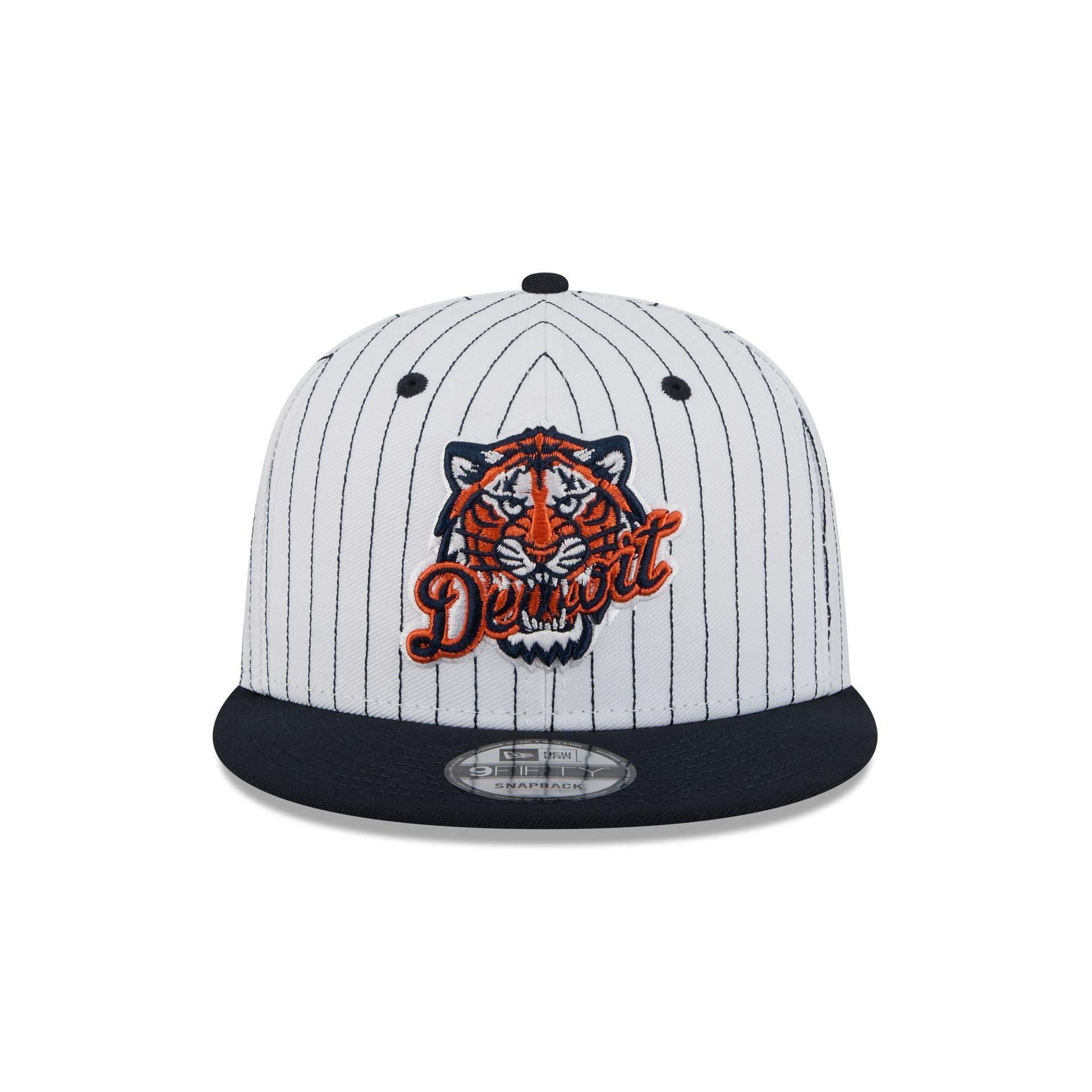 Detroit Tigers Deceptor Pinstripe 9FIFTY Snapback Hat Male Product Image
