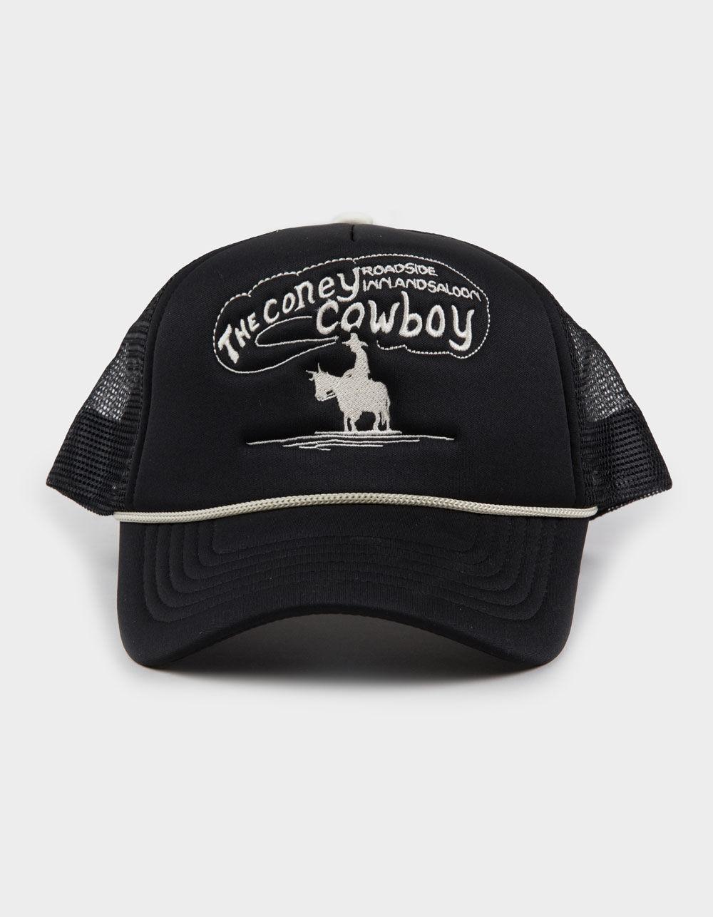CONEY ISLAND PICNIC Cowboy Foam Trucker Hat - BLACK Product Image