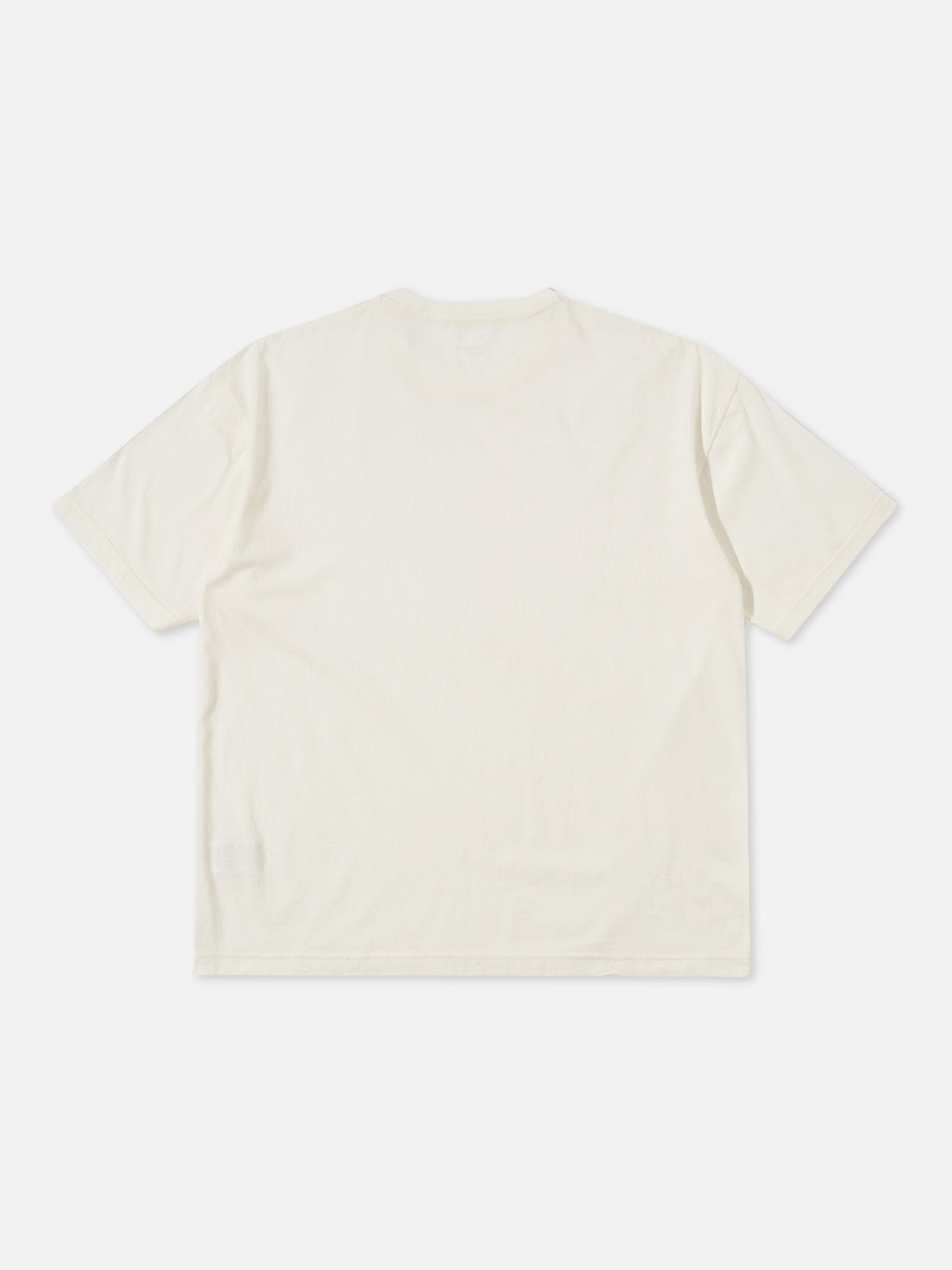 Ecru Single Jersey Loose Tee Product Image