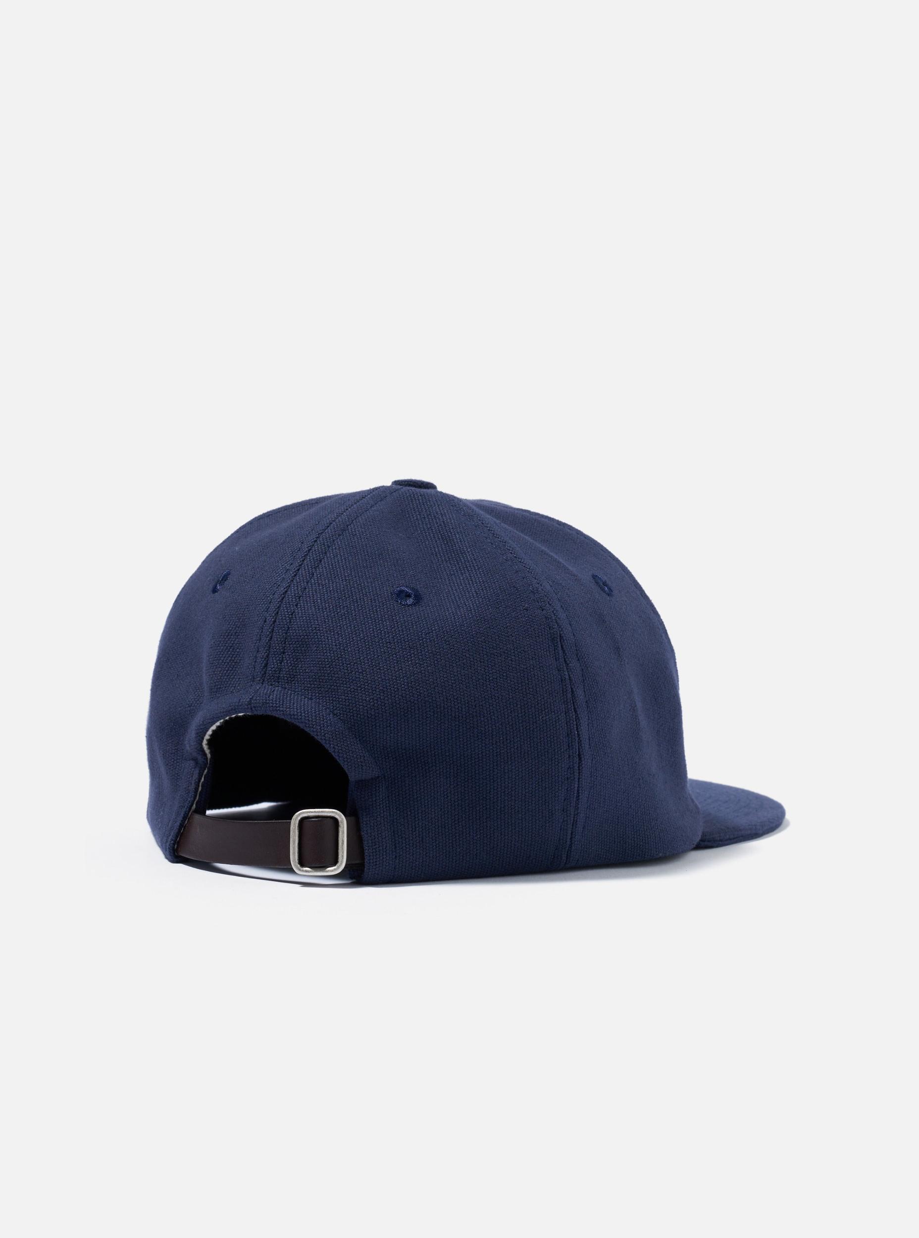 Navy Canvas Baseball Hat Product Image