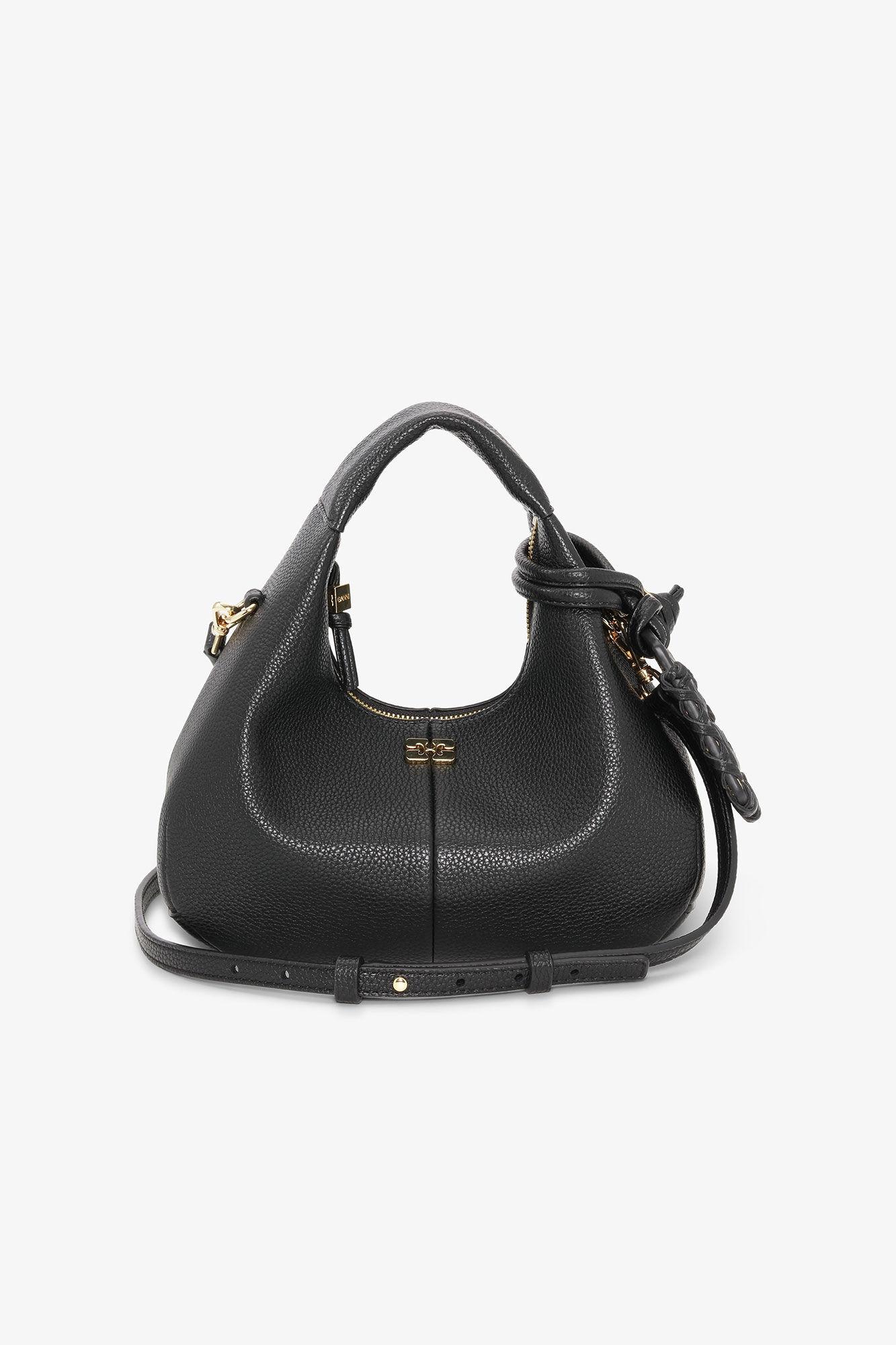 Black Mini Hobo Bag Product Image