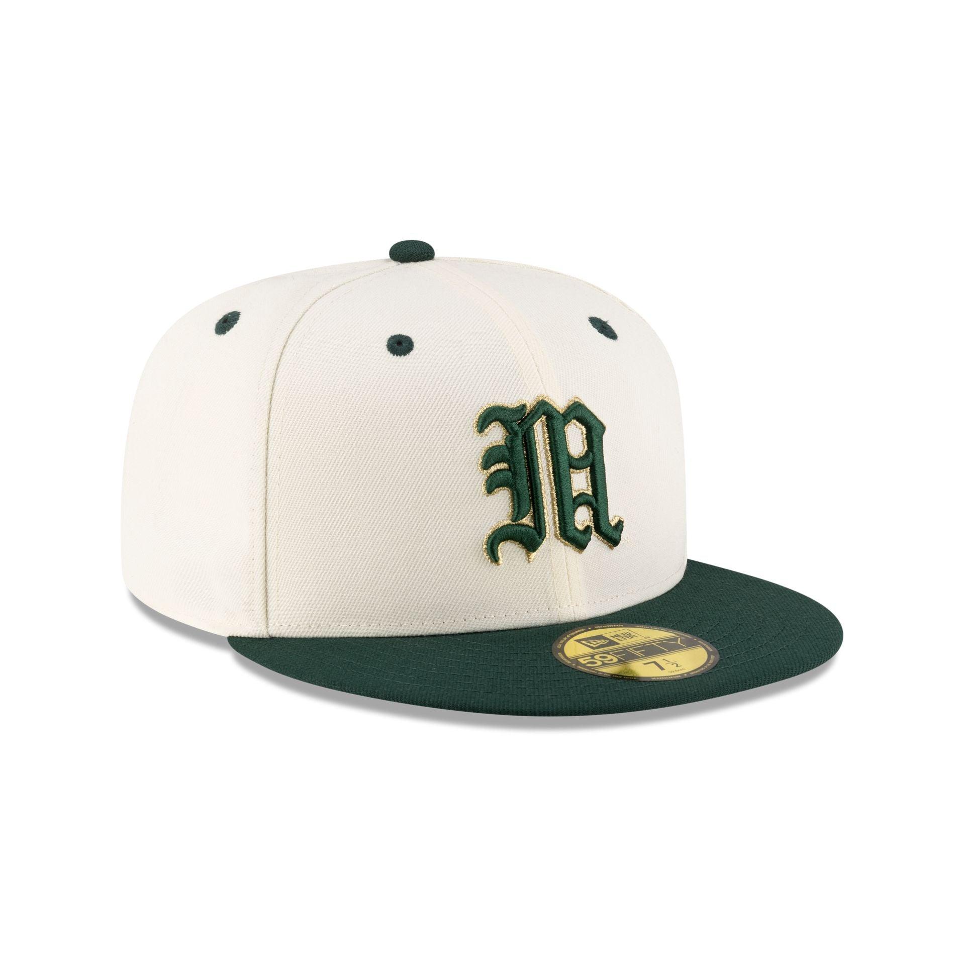 Miami Hurricanes Alt Chrome White 59FIFTY Fitted Hat Male Product Image