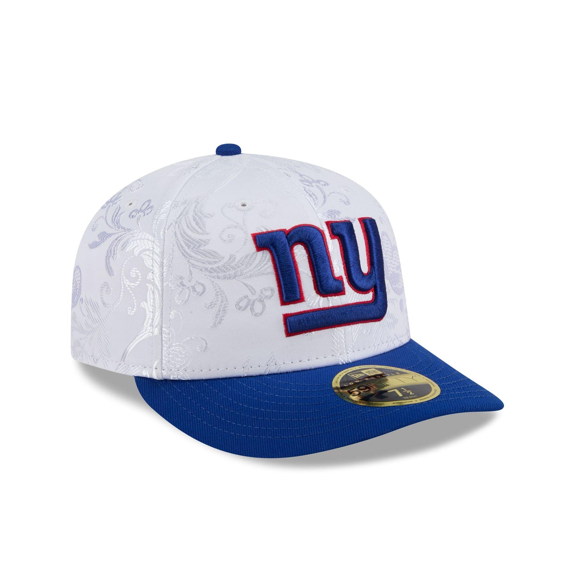 New York Giants Floral Shine Low Profile 59FIFTY Fitted Hat Male Product Image