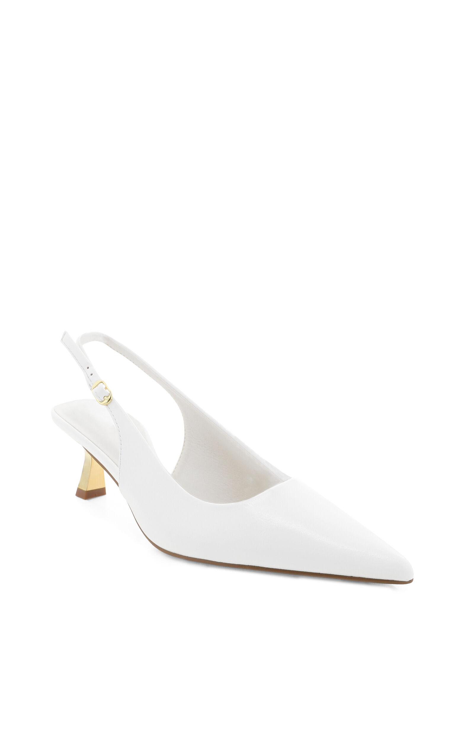 Billini - Anaya Heels in White Shine Gold Product Image
