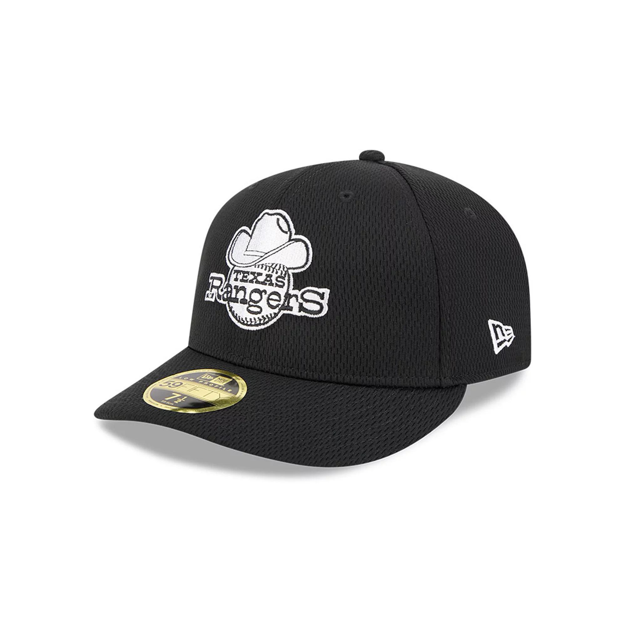 Men's New Era Black Texas Rangers 2025 MLB Clubhouse Low Profile 59FIFTY Fitted Hat,  Product Image