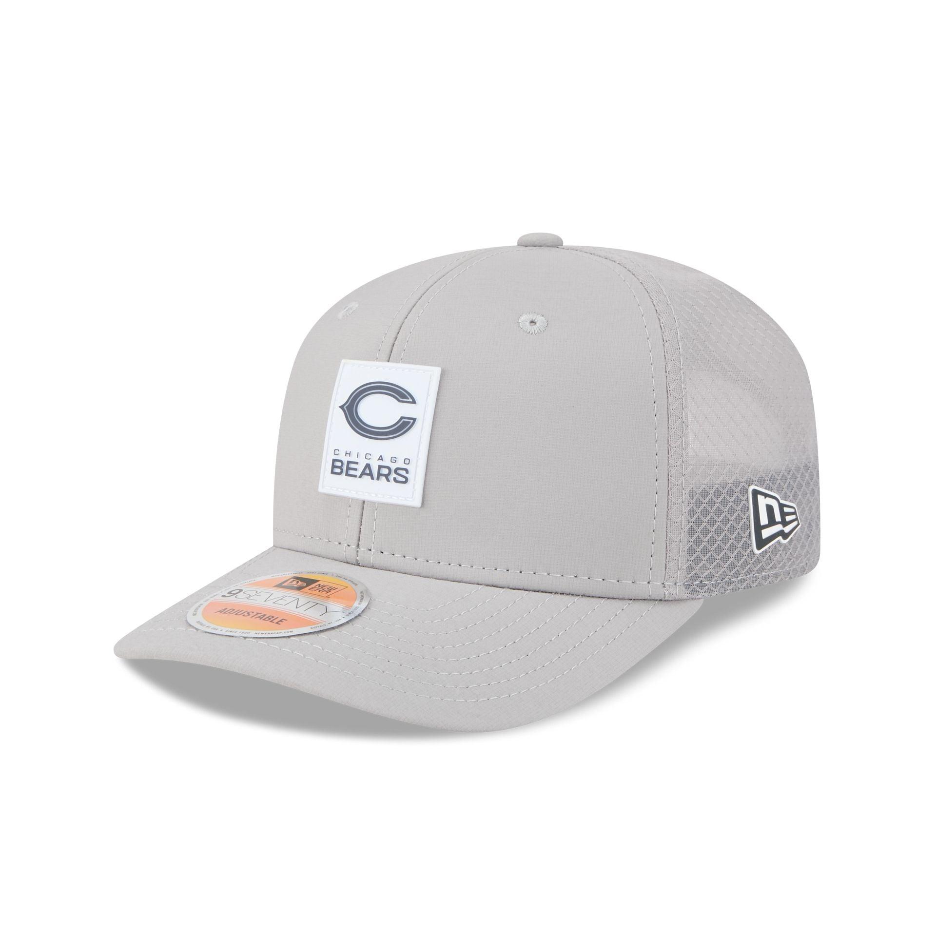 Chicago Bears 2025 Sideline Hot Weather Gray 9SEVENTY Trucker Hat Male Product Image