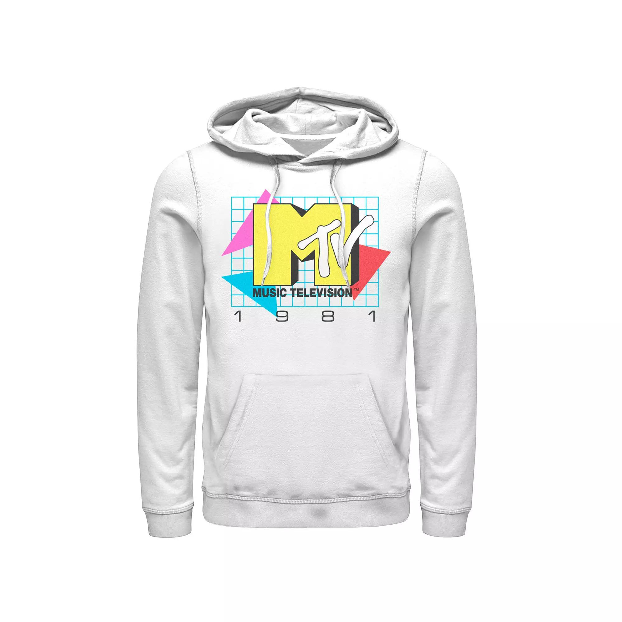 Men's MTV Music Television 1981 Logo Graphic Hoodie,  Product Image
