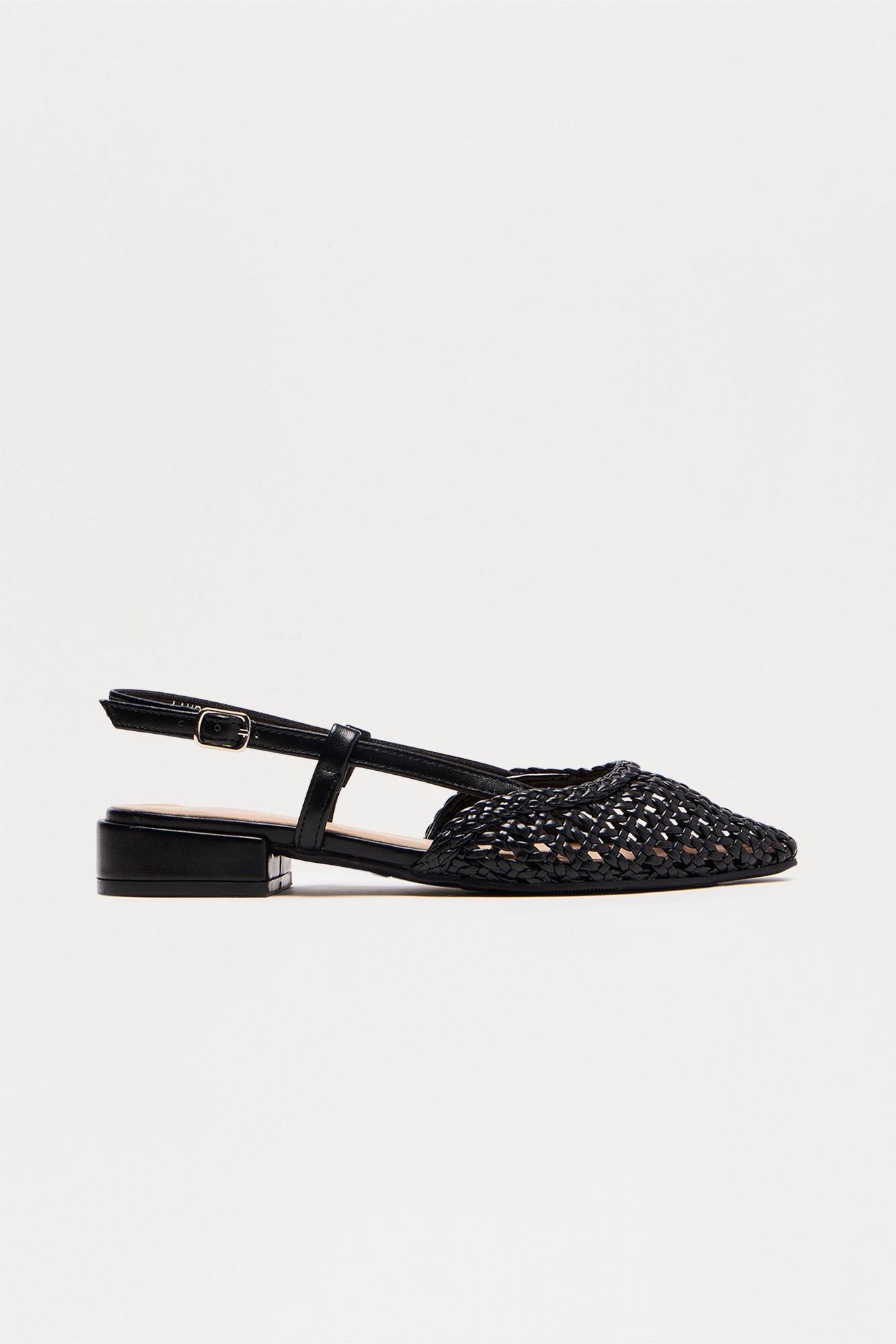 Lavern Slingback Flats - Black Female Product Image