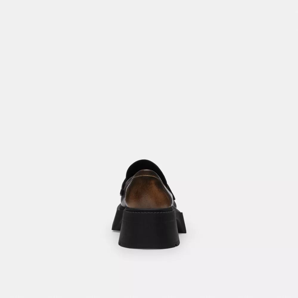 Leah Platform Loafer In Loved Leather Product Image