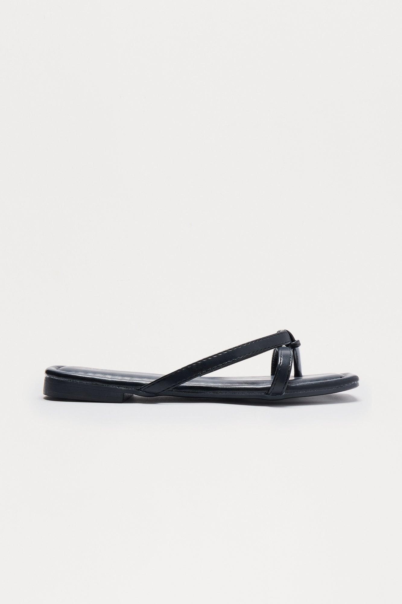 Carina Square Toe Sandals - Black Female Product Image