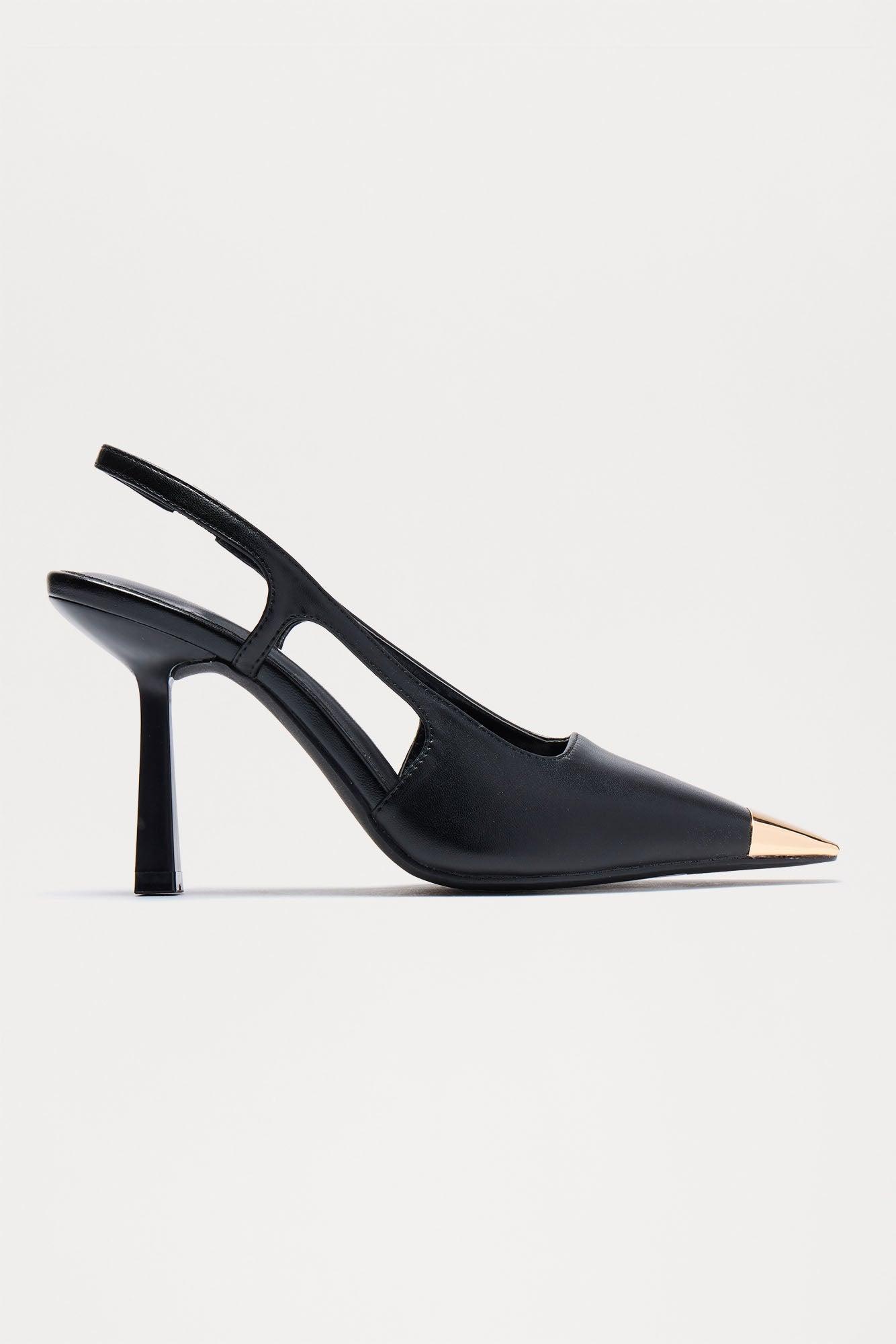 Midnight Slingback Pumps - Black Female Product Image