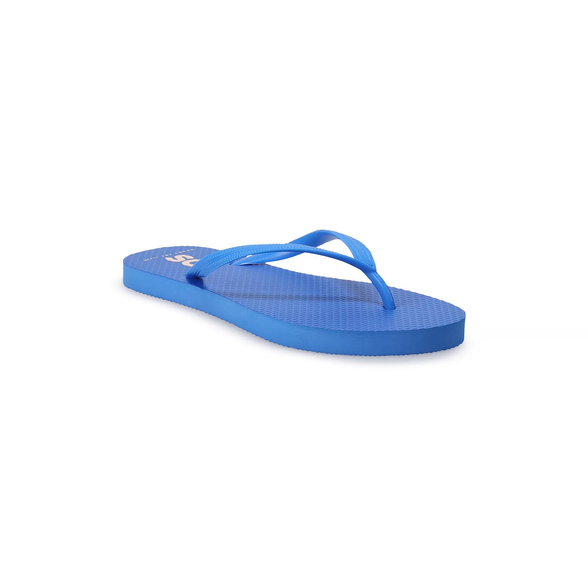 SO® Glider Women's Flip Flop Sandals, Size: 9, Blue Product Image