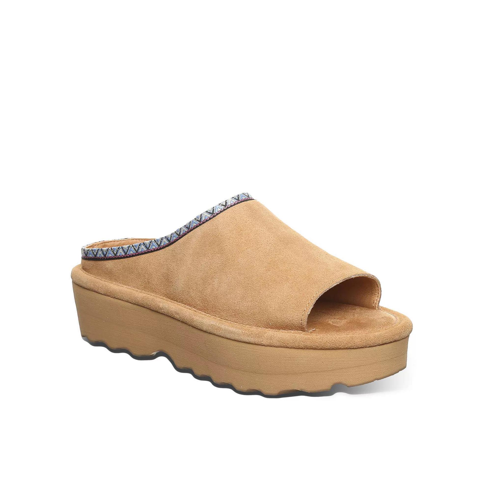 Bearpaw Navigate Women's Platform Slide Sandals, Size: 9, Iced Brown Product Image