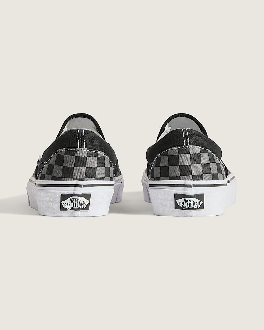 Vans | Classic Checkerboard Slip-On Black/Pewter Shoe Product Image