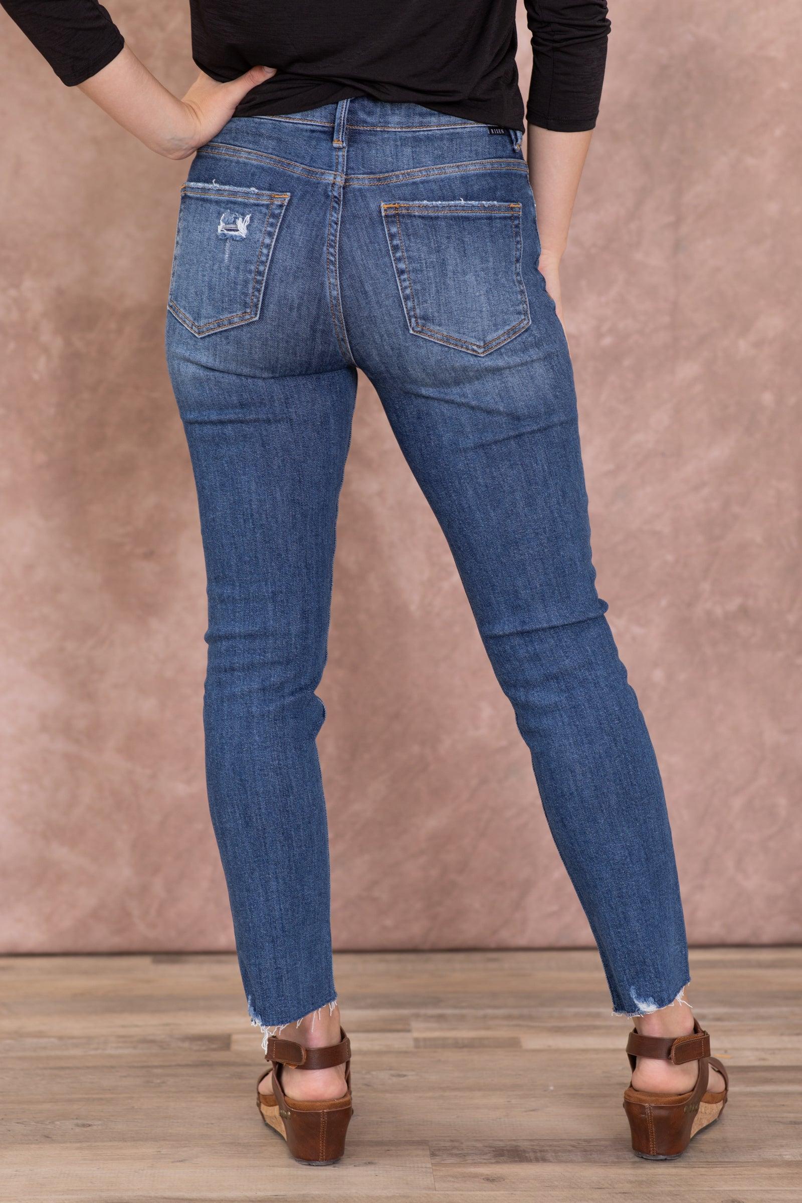 Risen High Rise Crop Relaxed Skinny Jean Product Image