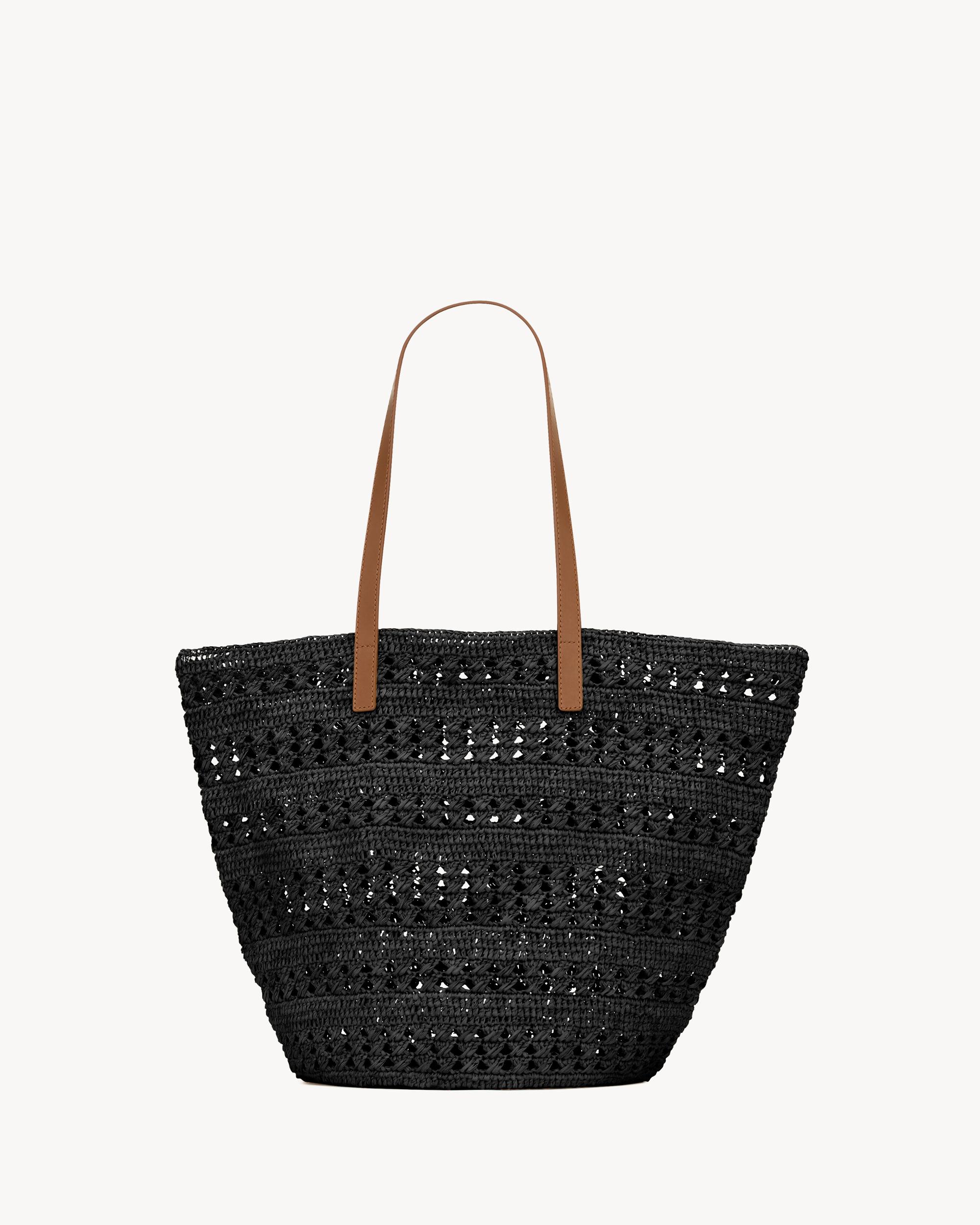 PANIER Medium bag in raffia Product Image