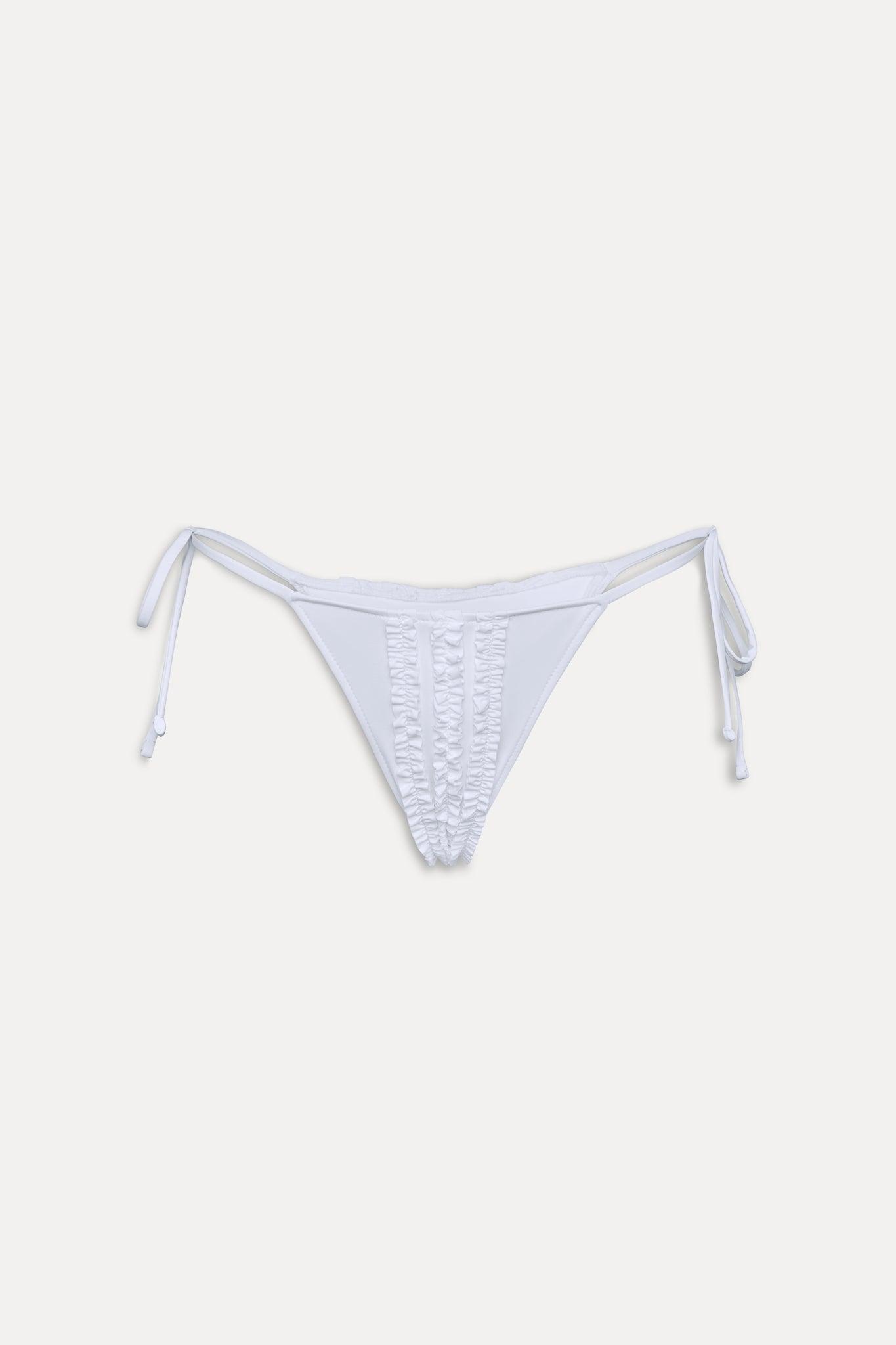 Divine Skimpy String Bikini Bottom - Optic White Product Image