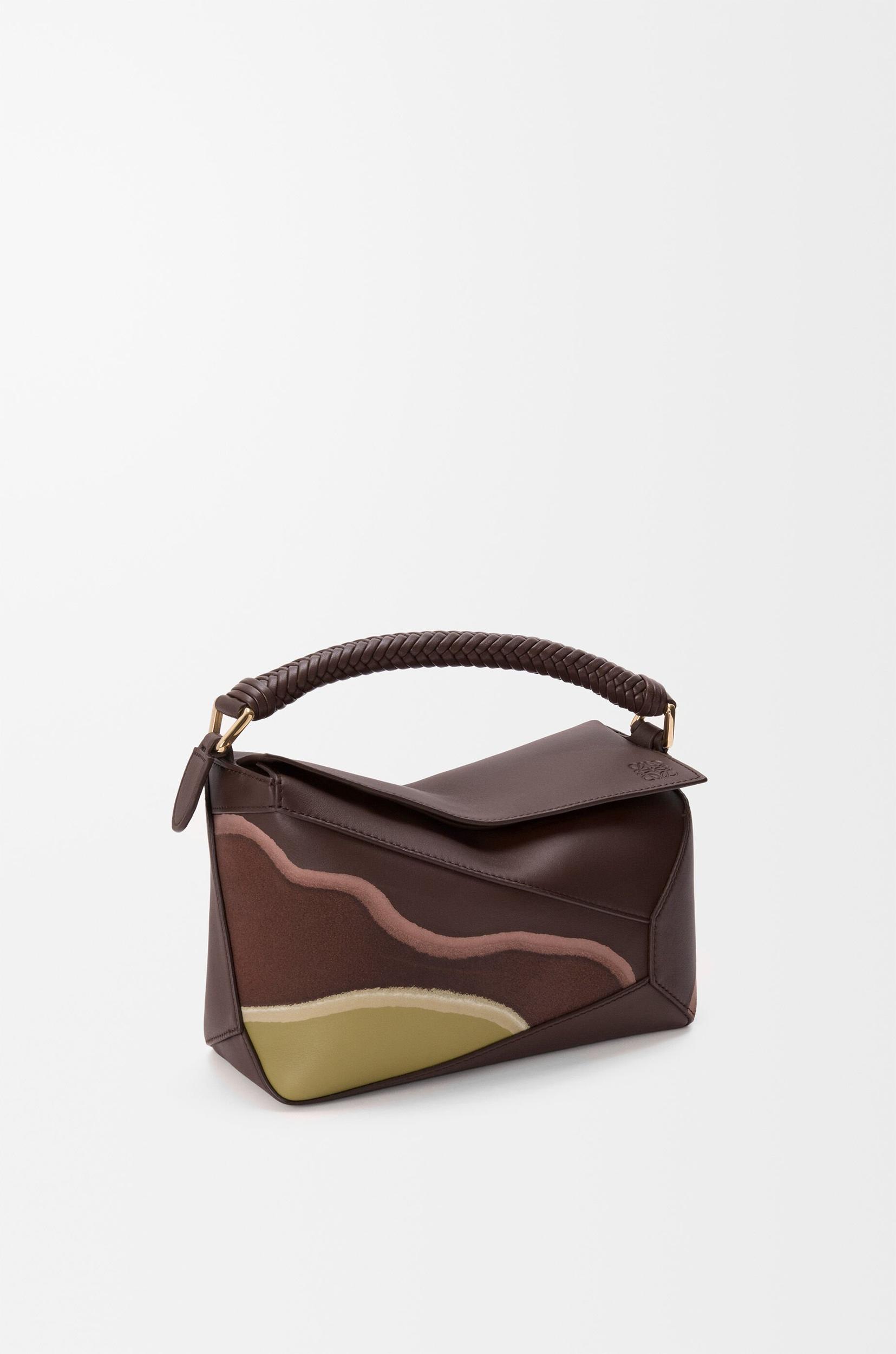Small Puzzle Edge Landscape bag in nappa calfskin Product Image