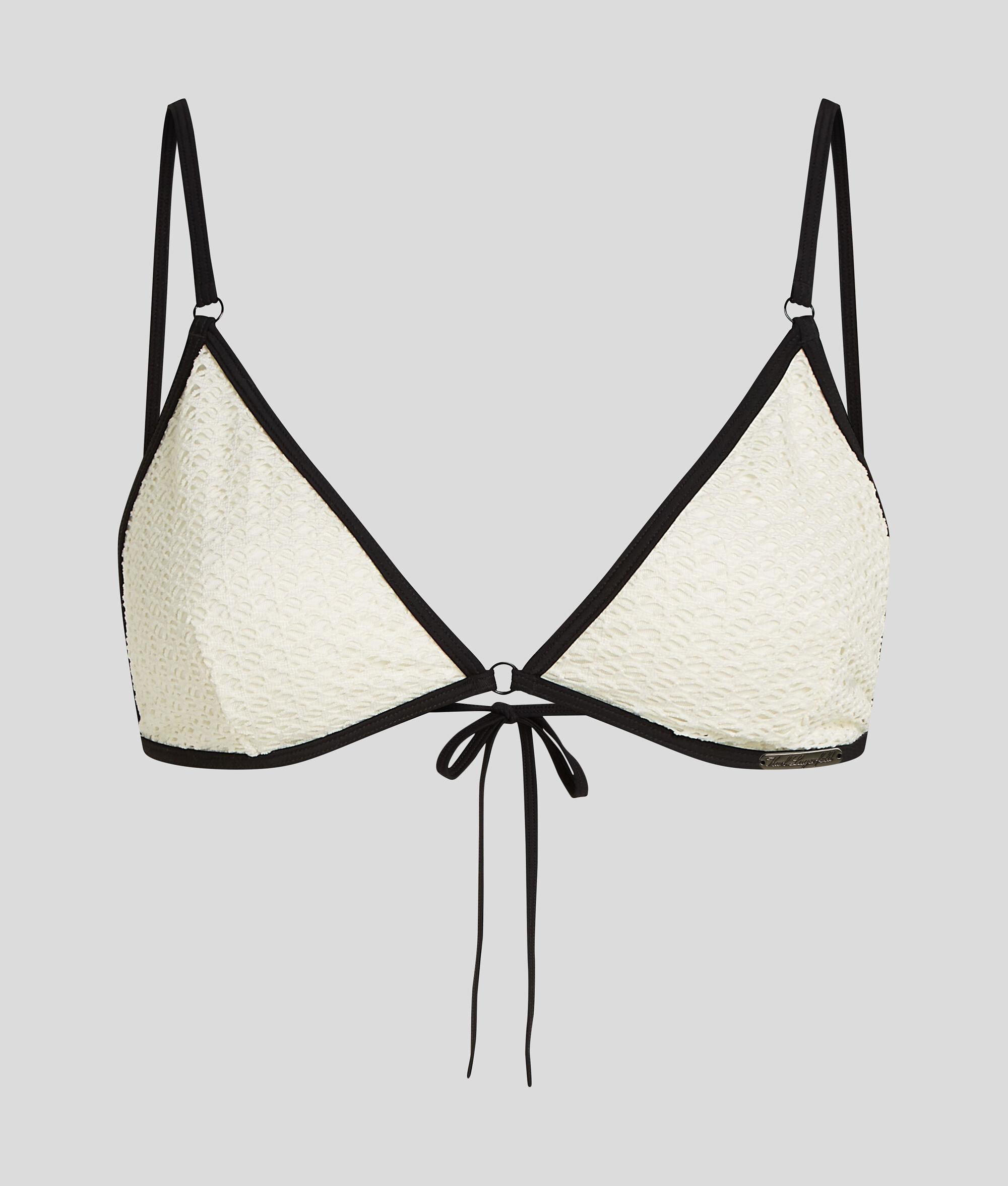HOTEL KARL CROCHET TRIANGLE BIKINI TOP Product Image