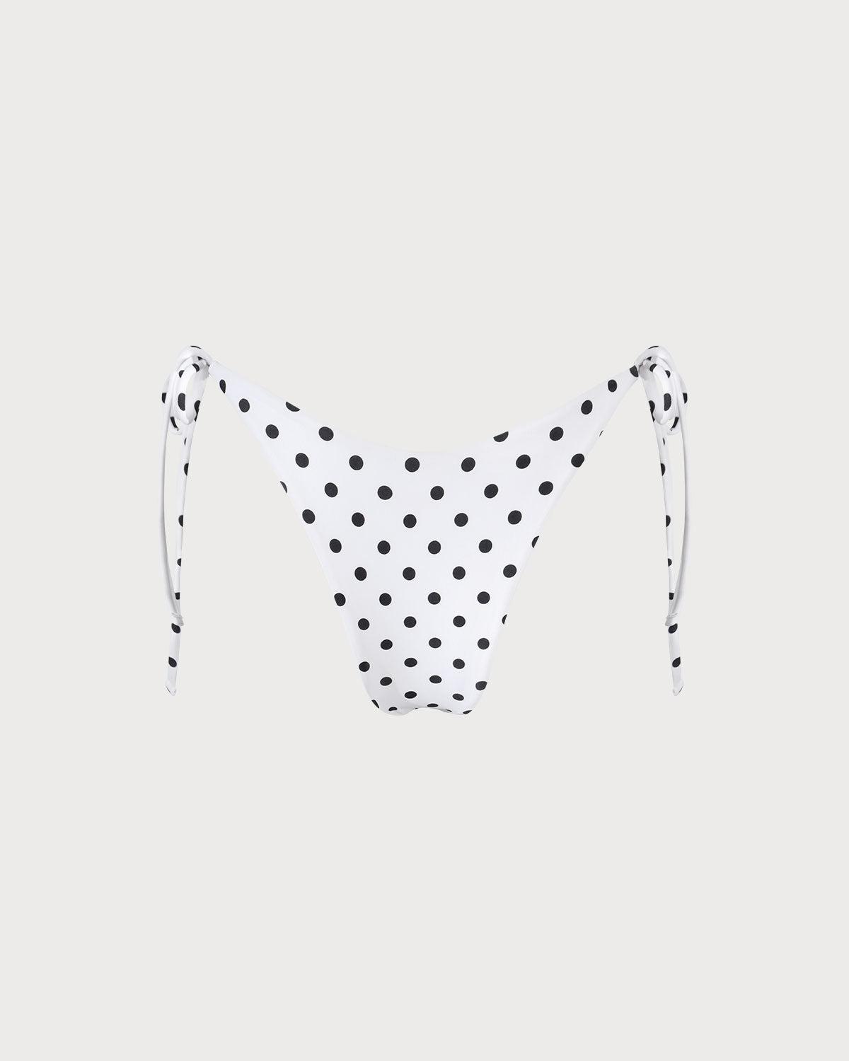 The Polka Dot Tie Bikini Bottom Product Image
