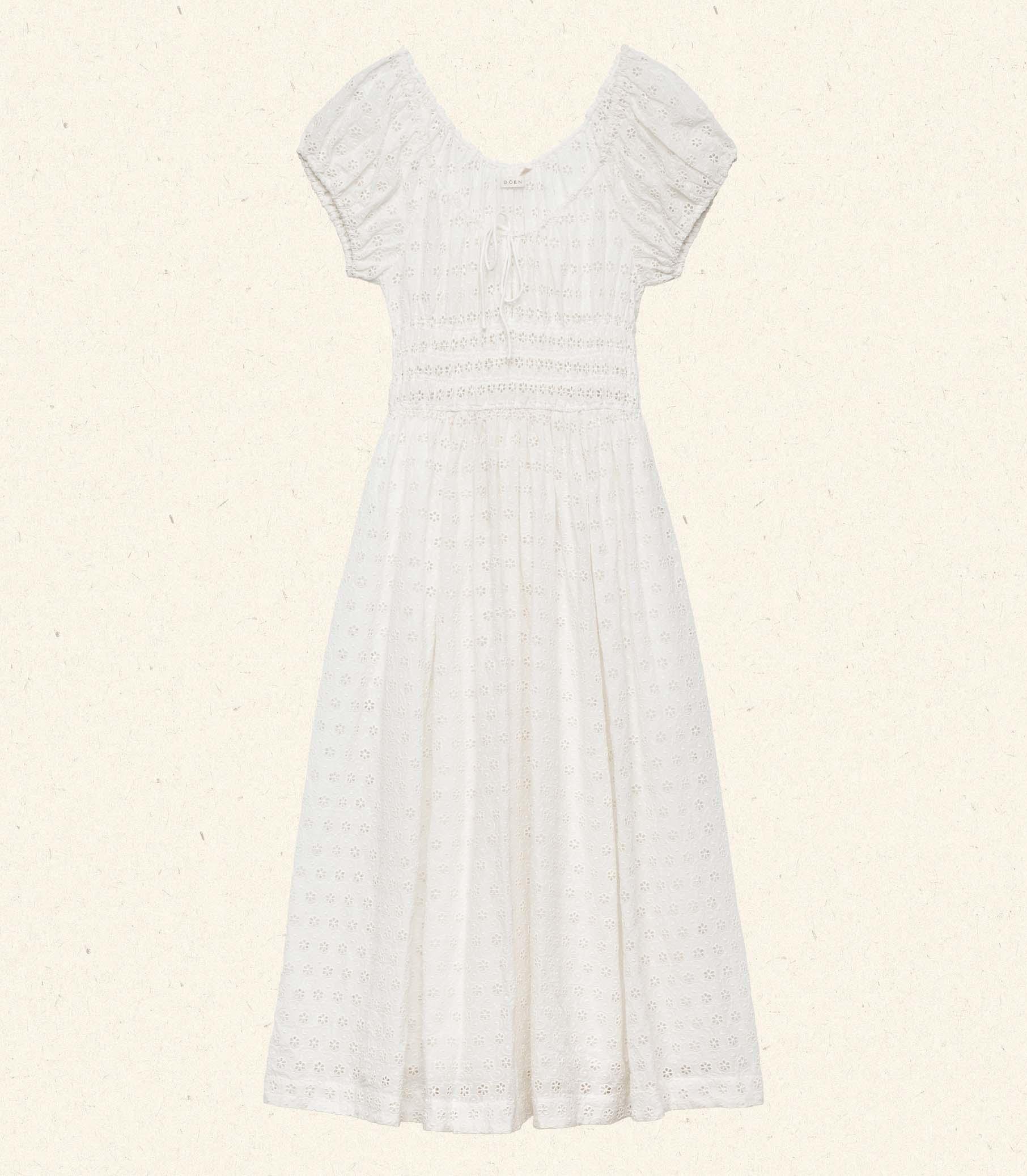 QUINN DRESS -- SALT EYELET Product Image