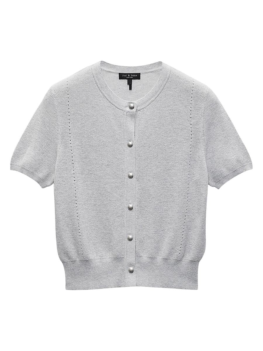 Womens Dina Cotton-Cashmere Blend Cardigan Product Image