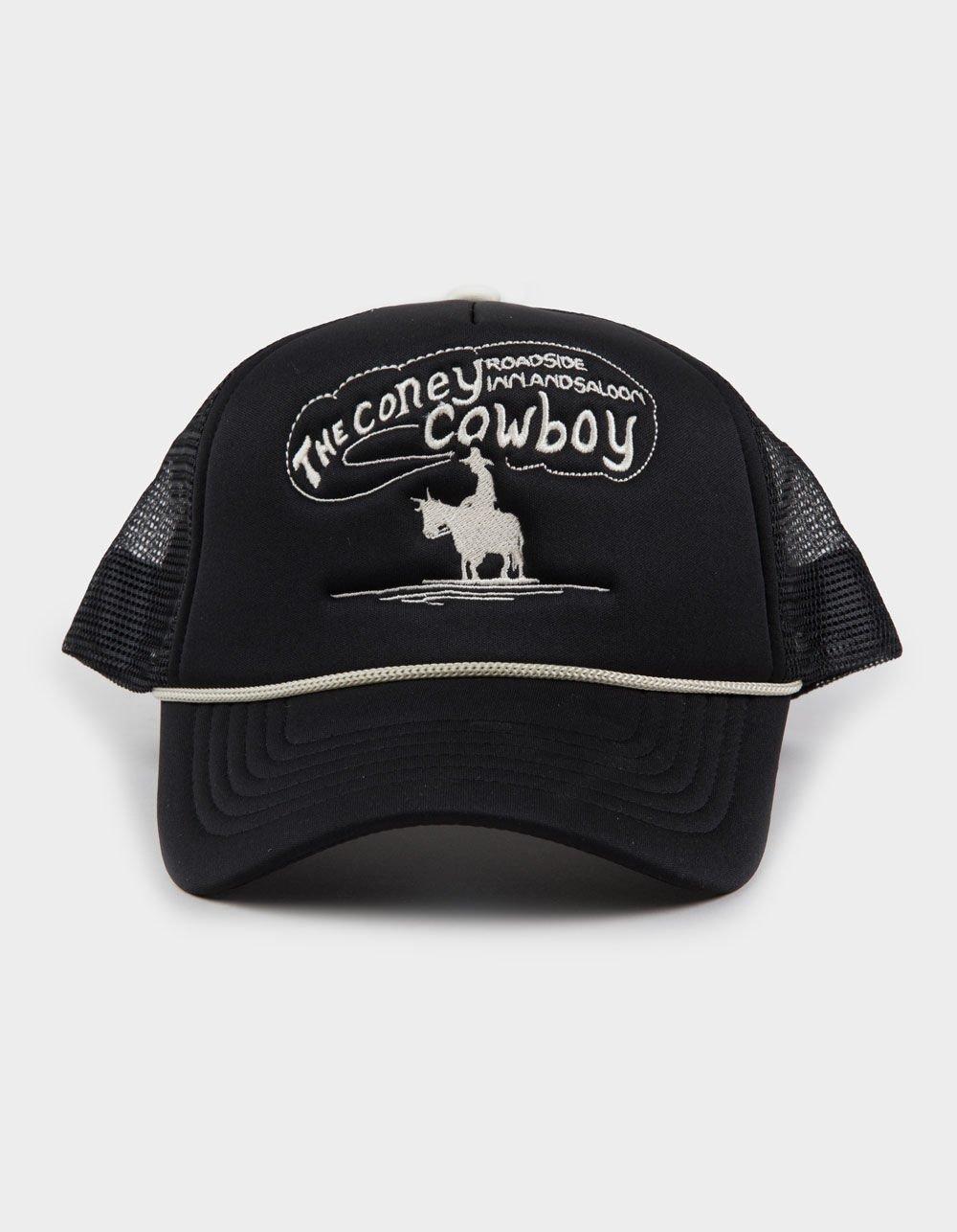 CONEY ISLAND PICNIC Cowboy Foam Trucker Hat - BLACK Product Image