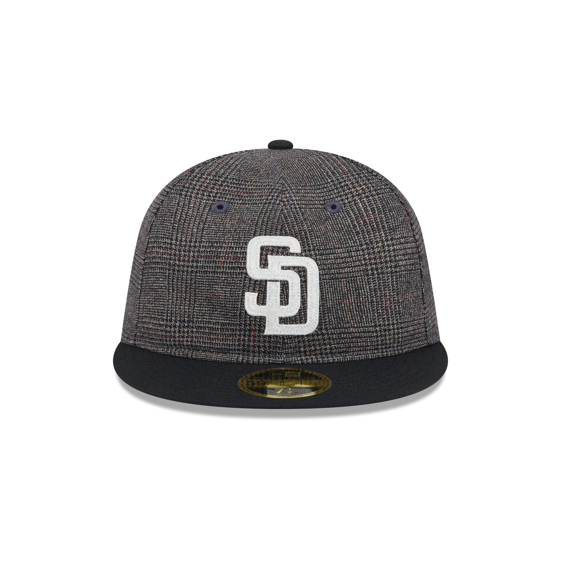 San Diego Padres Plaid Retro Crown 59FIFTY Fitted Hat Male Product Image