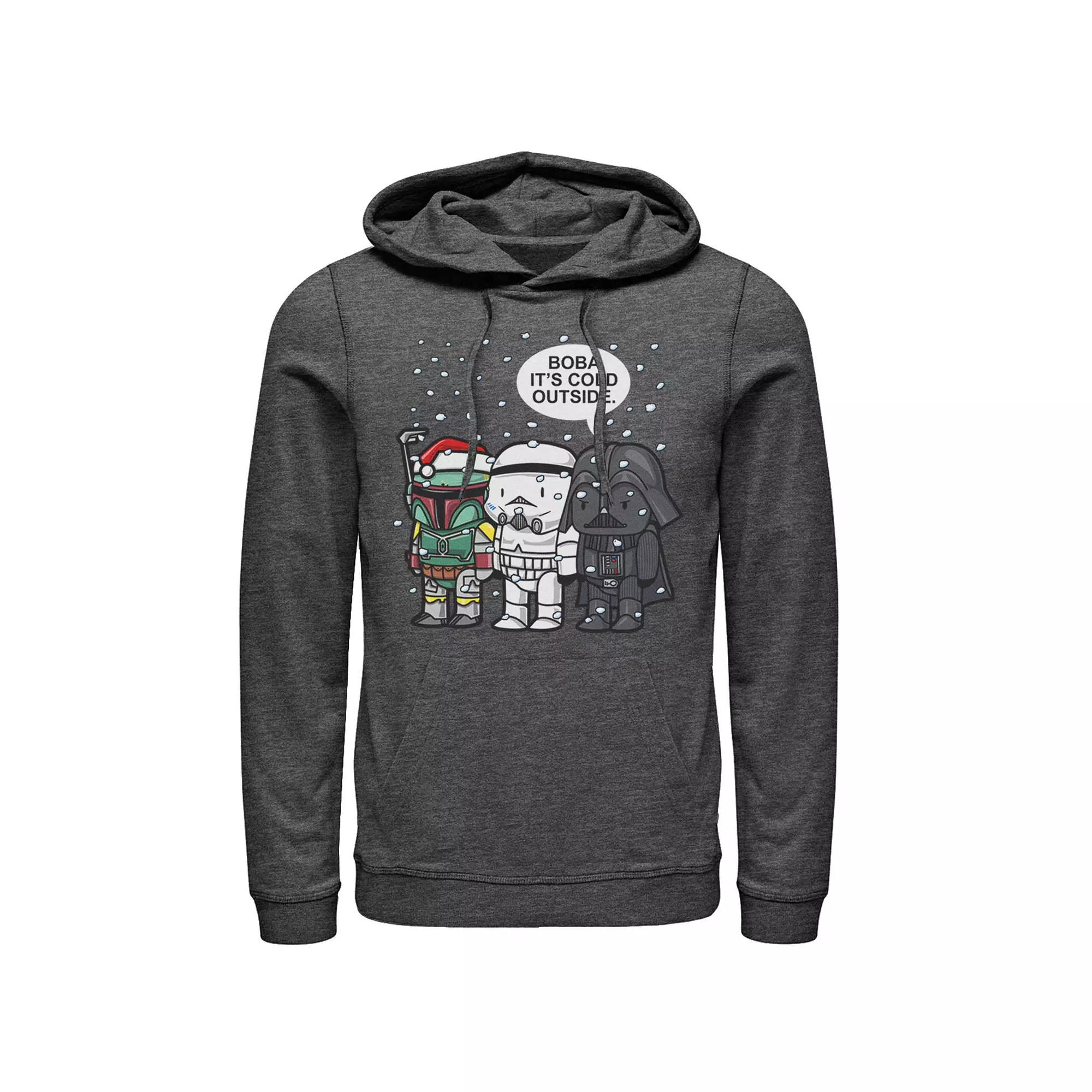 Men's Star Wars Boba It's Cold Outside Chibi Style Hoodie,  Product Image