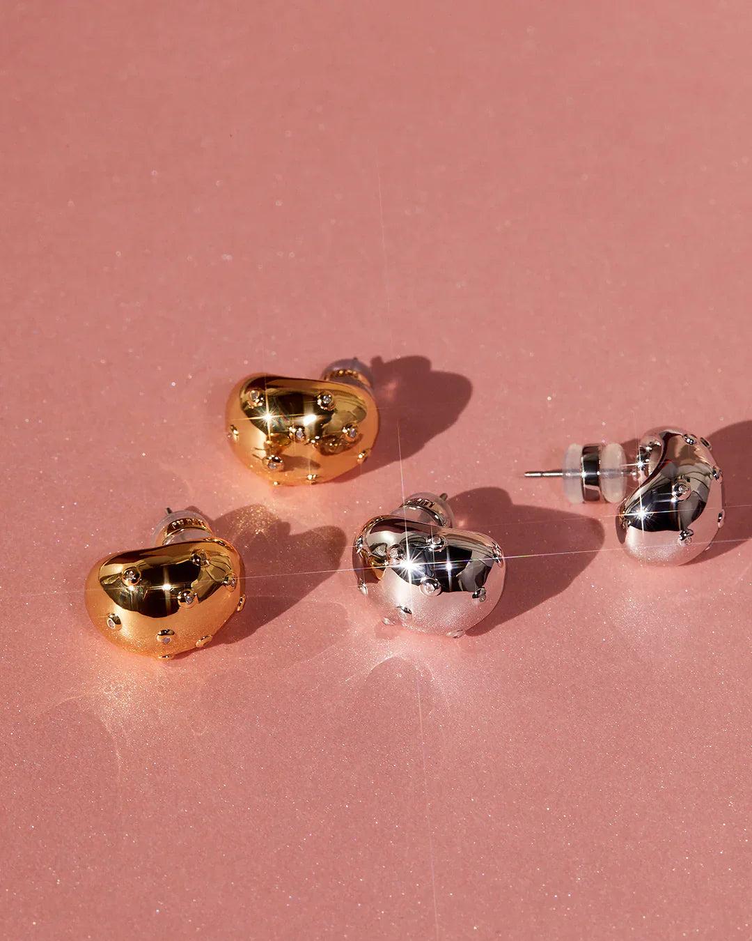 LUV AJ | Mini Pave Molten Studs Product Image