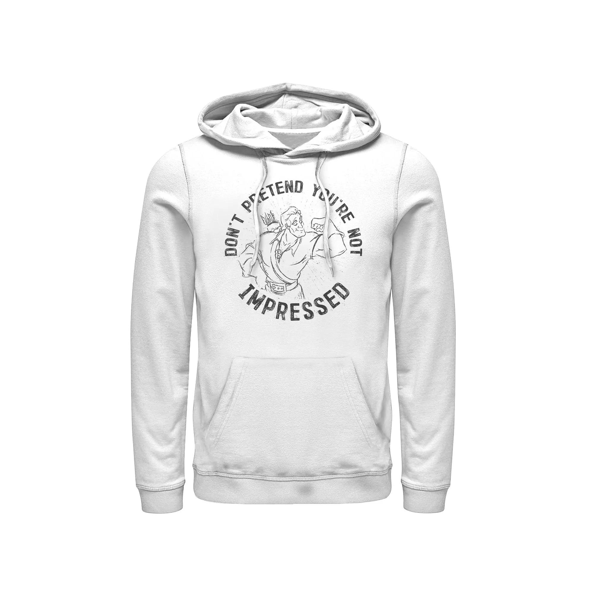 Disney's Beauty And The Beast Gaston Men's Muscles Hoodie, Size: XXL, White Product Image