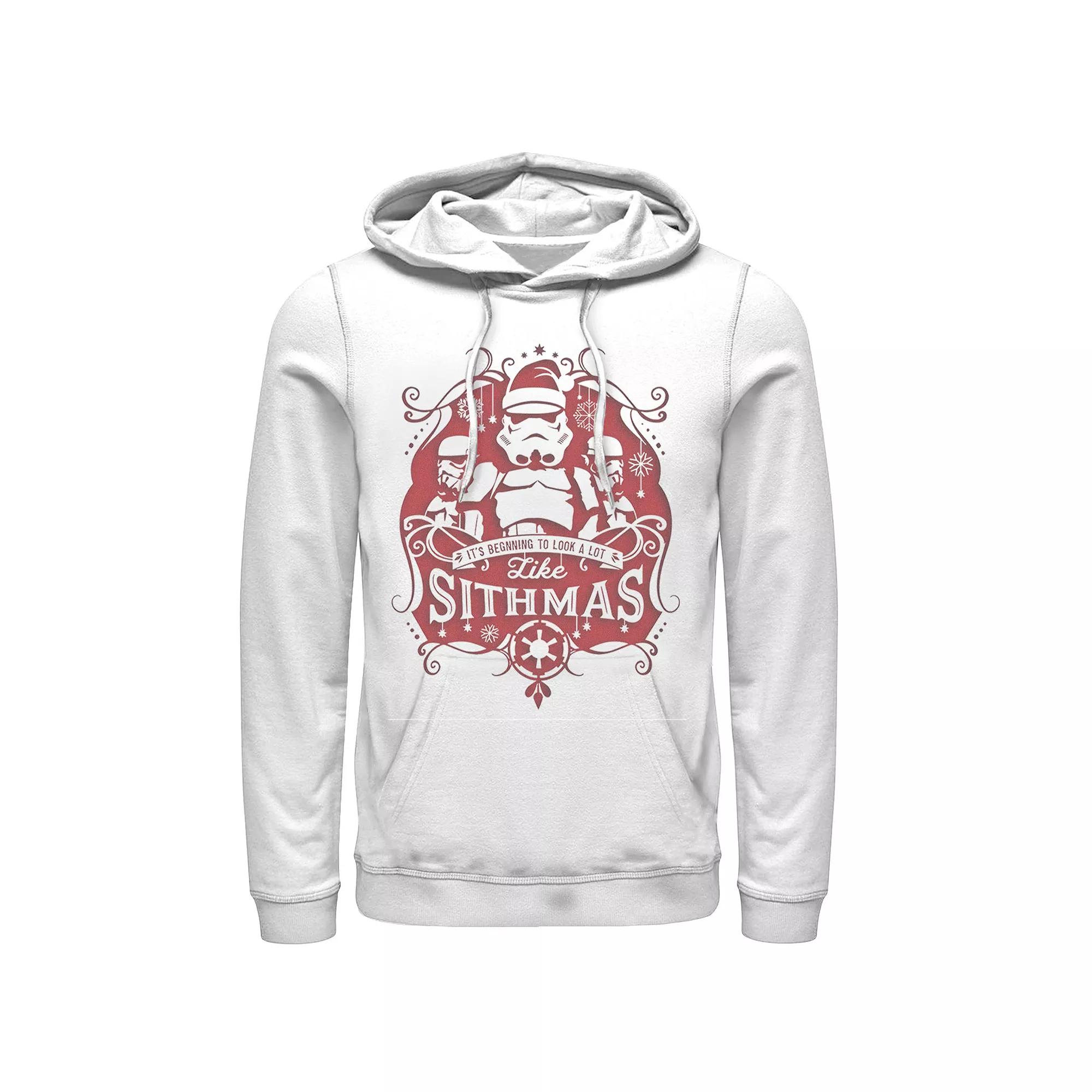Men's Star Wars Trooper Santa Group Sithmas Christmas Graphic Hoodie,  Product Image