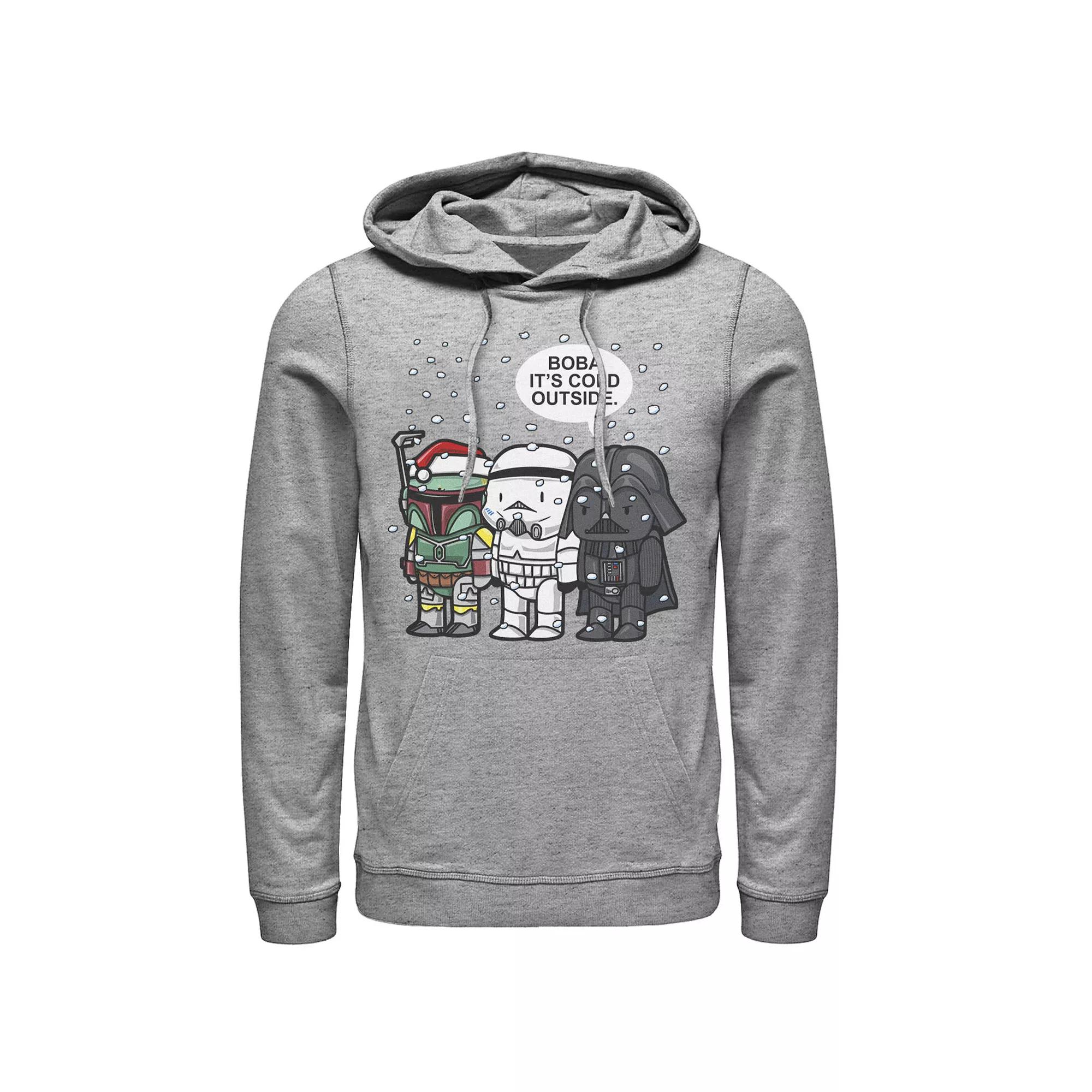 Men's Star Wars Christmas Boba It's Cold Outside Hoodie,  Product Image