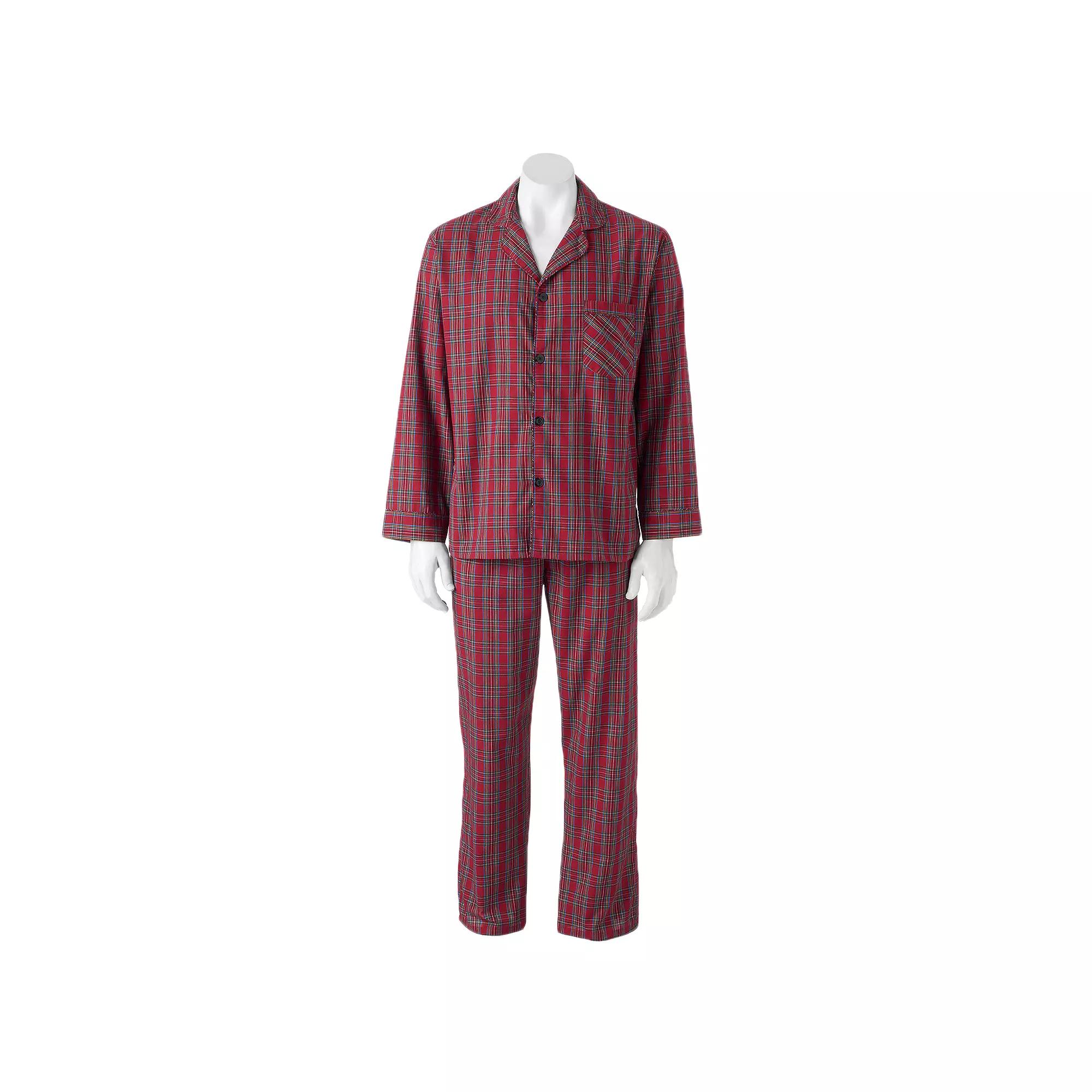 Big & Tall Hanes® Classics Pajama Set, Men's,  Product Image